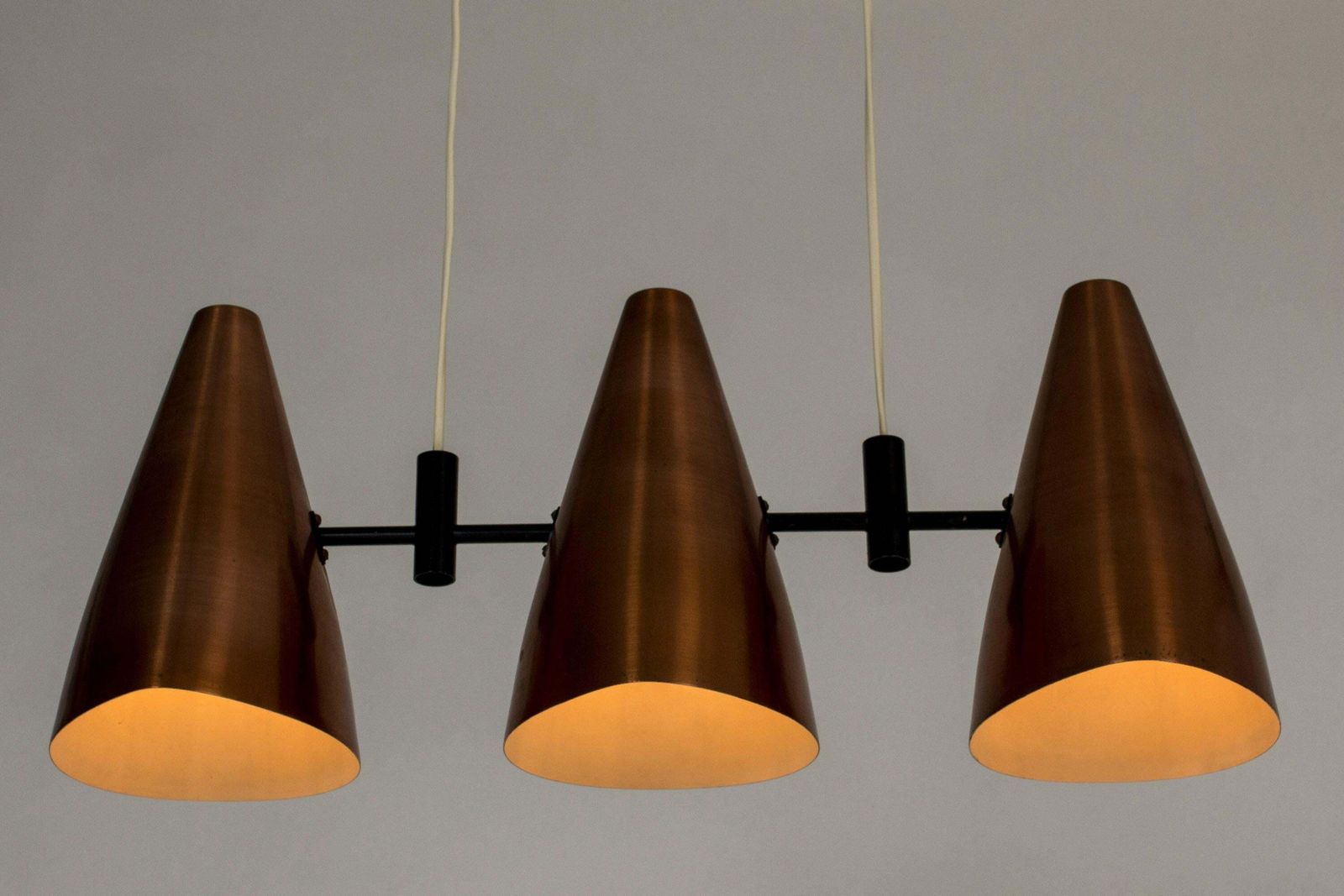 Koperen Plafondlamp van Eje Ahlgren photo for sale