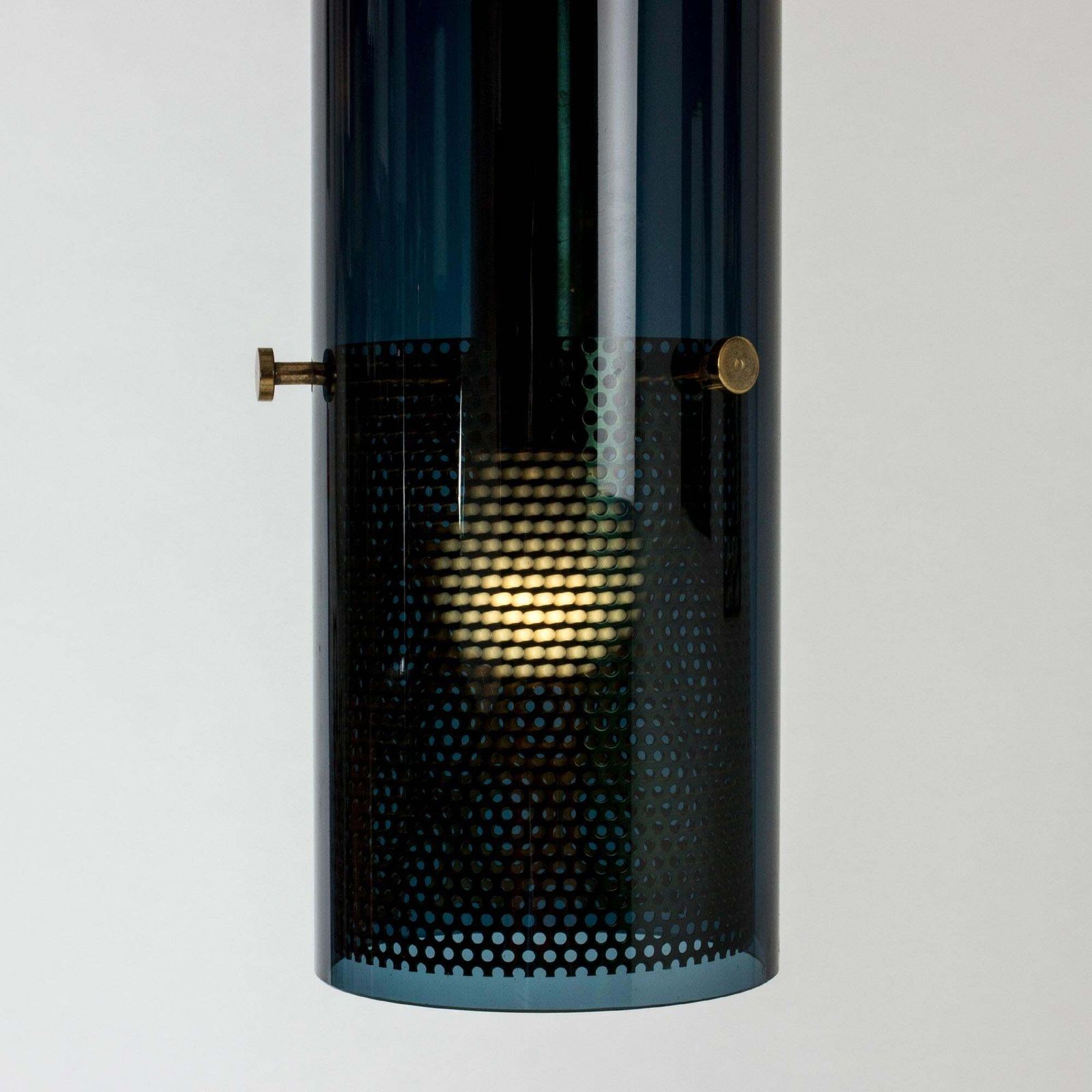 1960s Scandinavian Modern Glass Pendant Lamp By Hans Agne Jakobsson photo vinterior