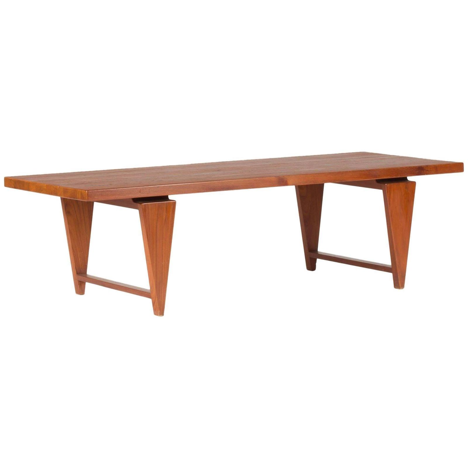 Table basse en teak par Illum Wikkelsø