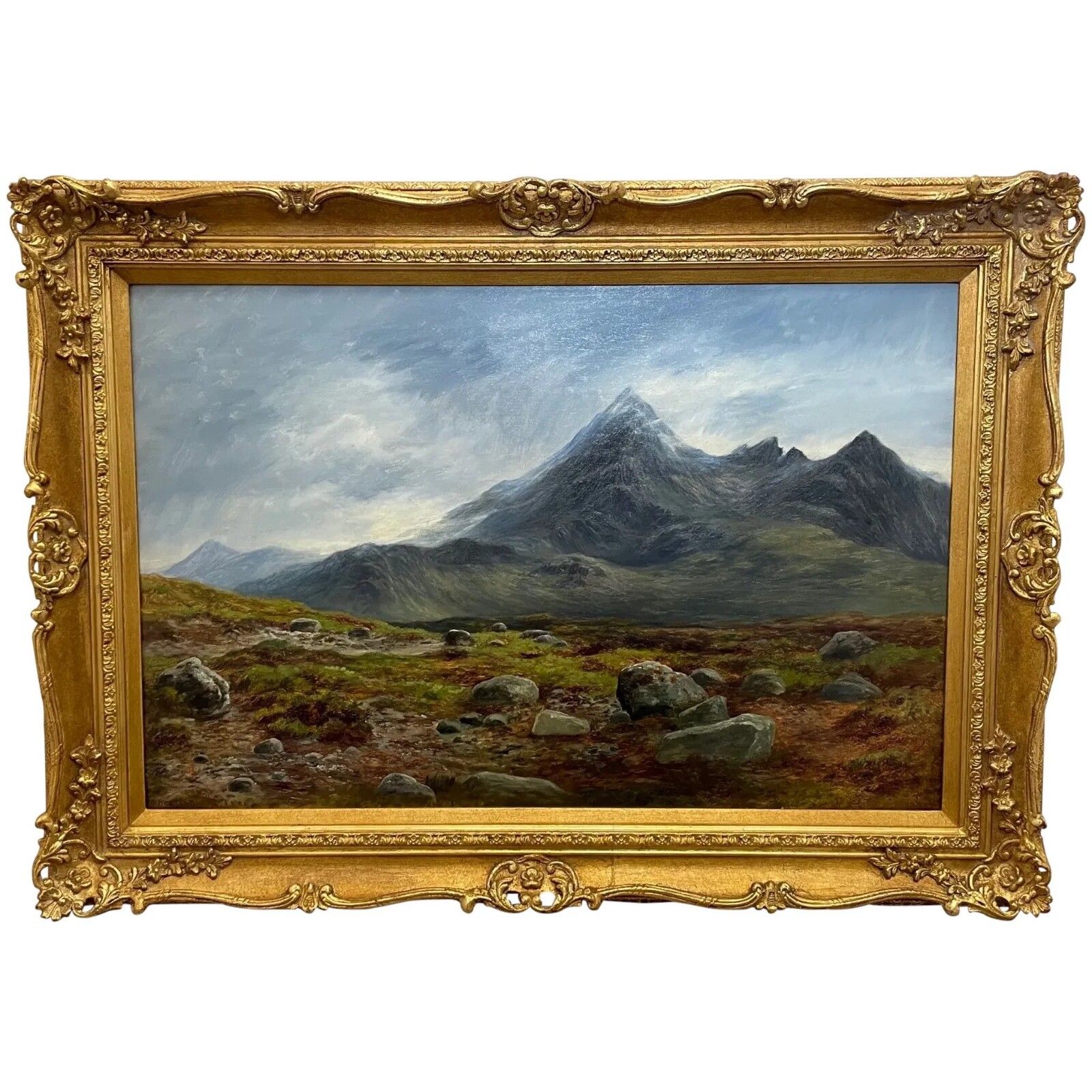 William Beattie Brown Sgùrr Nan Gillean Skye Victorian Scottish Oil Painting