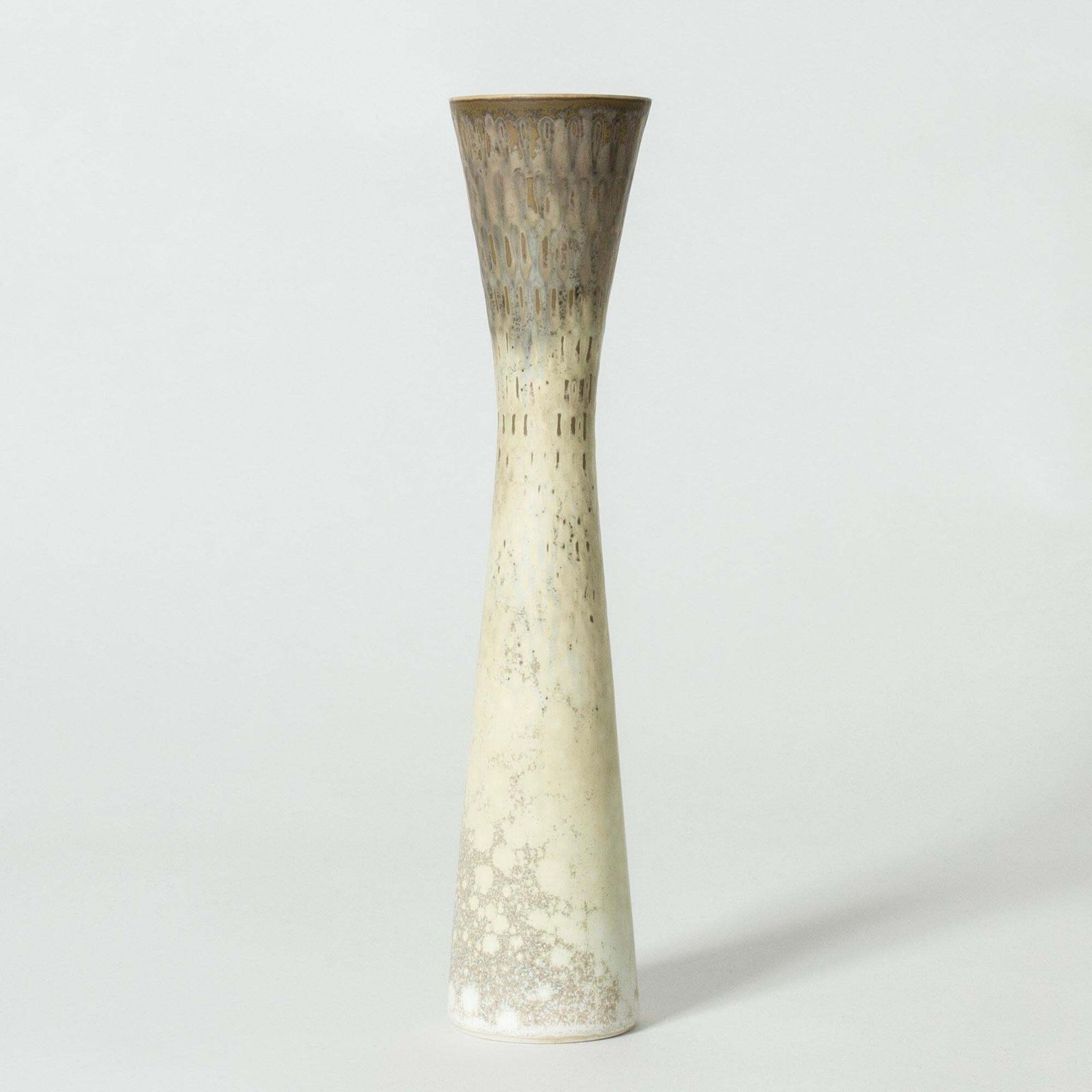 Scandinavian Modern Stoneware Vase, Carl Harry Stålhane, Rörstrand, Sweden, 1950 photo Home Decor