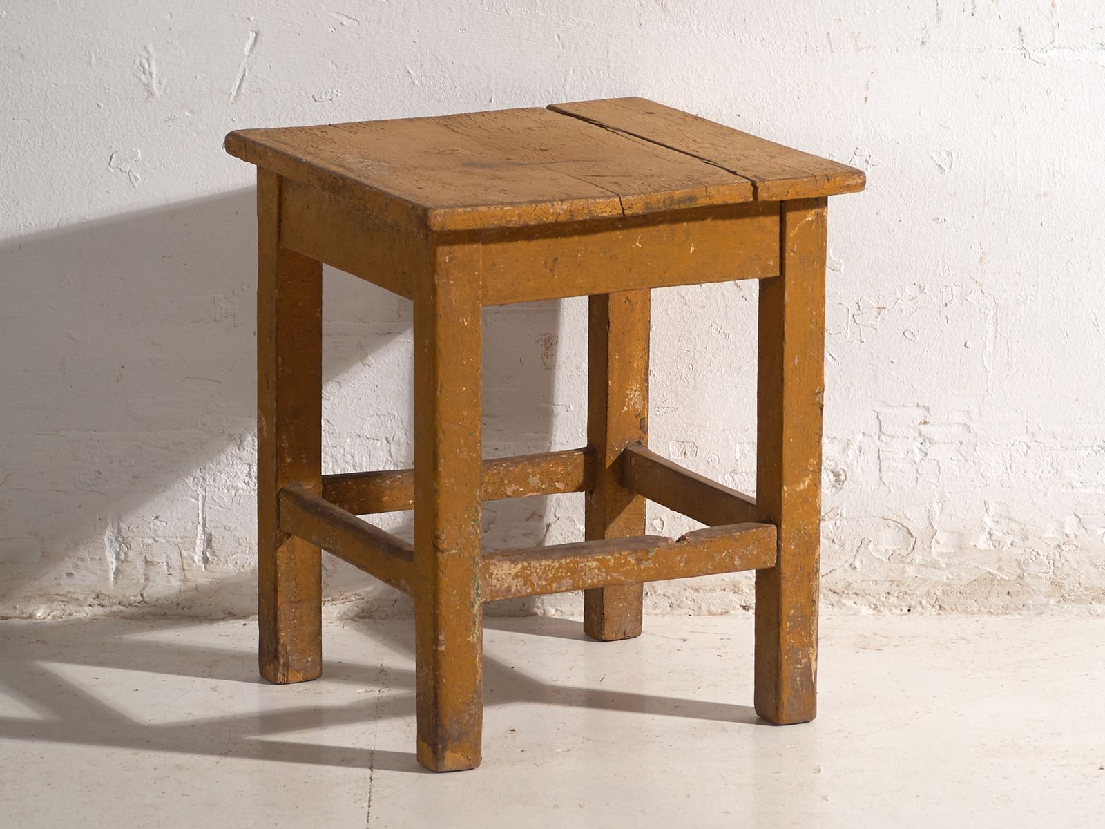 Antique Bedside Tables In Pine Wood – Central Europe, Circa 1940 #6 photo 306.0