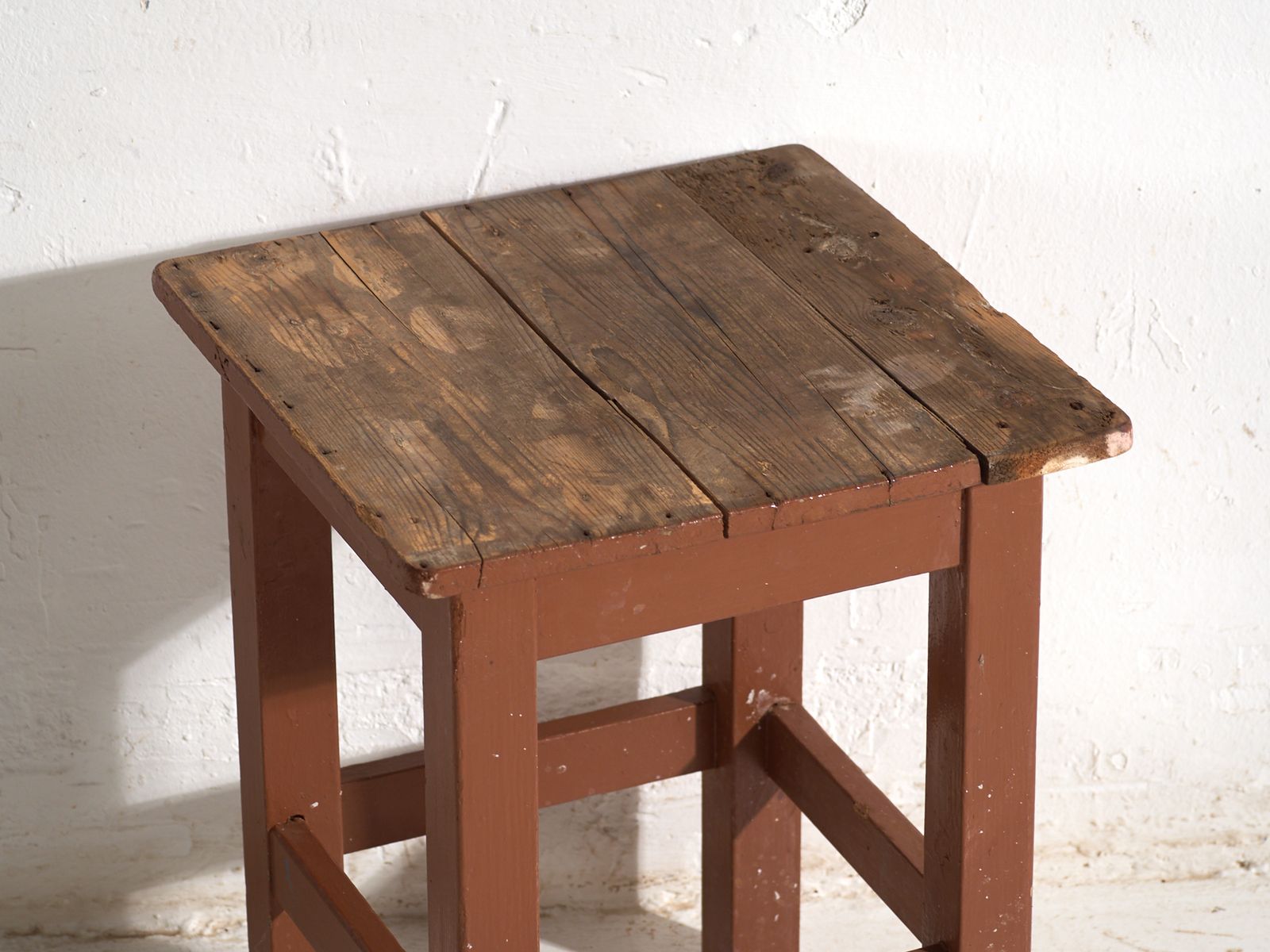 Tables de chevet d'époque en bois de pin, Europe centrale, vers 1940 #7 photo vinterior