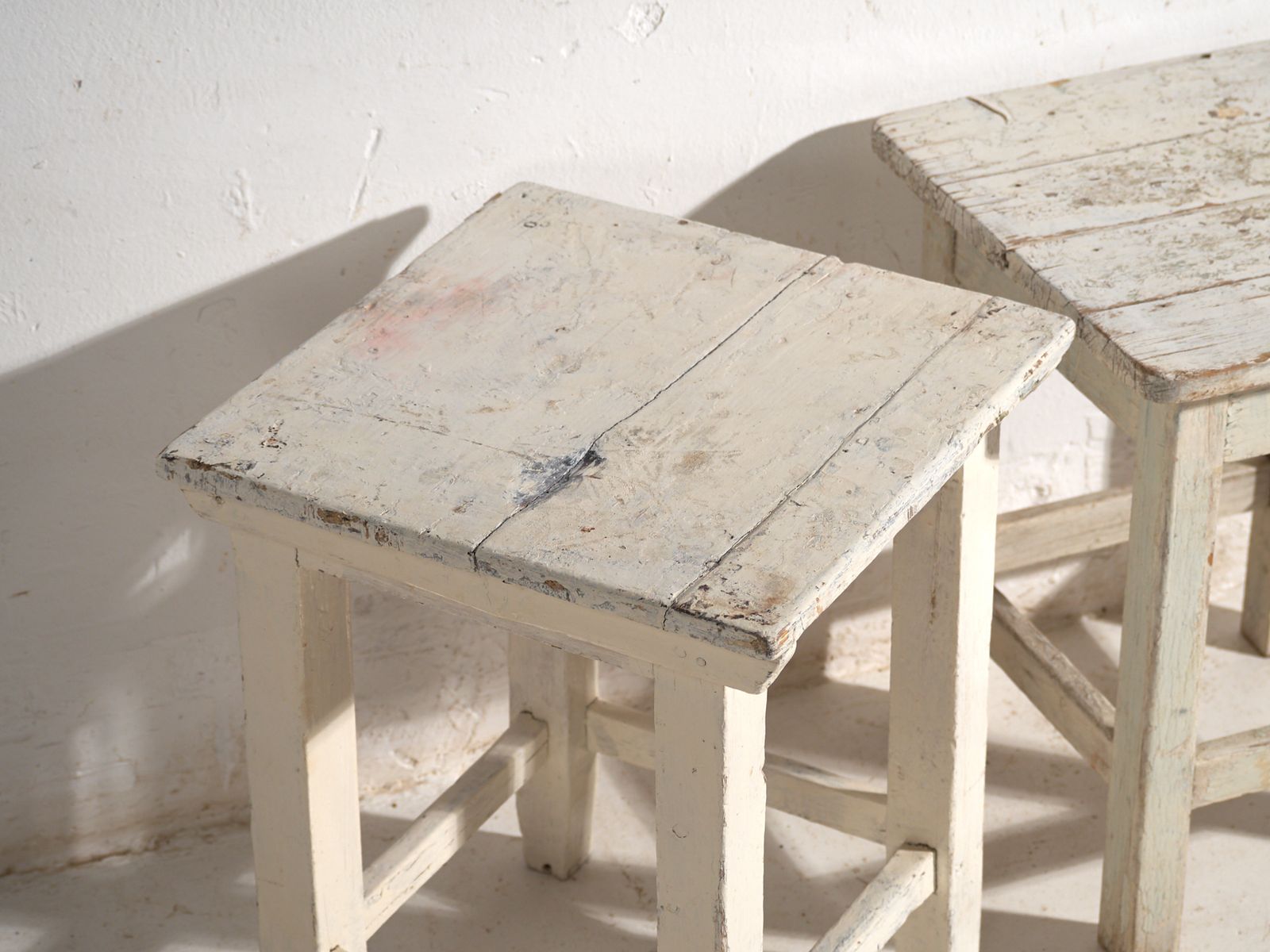 Antique Bedside Tables In Pine Wood – Central Europe, Circa 1940 #10 photo furniture