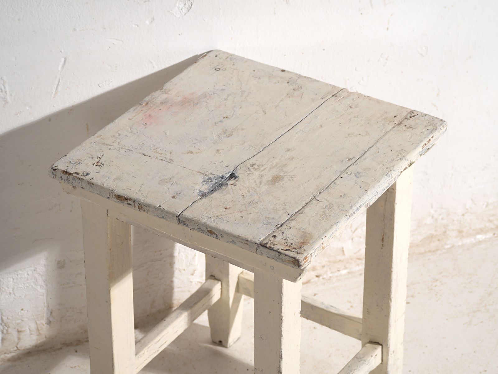 Antique Bedside Tables In Pine Wood – Central Europe, Circa 1940 #10 photo 306.0