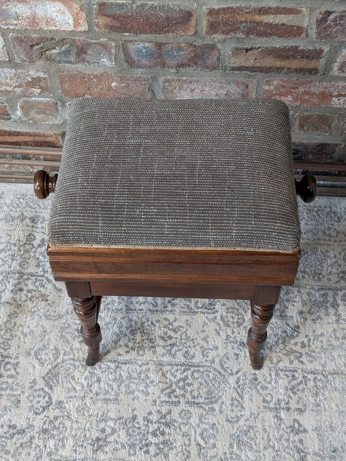 Victorian Mechanical Rise And Fall Piano Stool By Brooks Ltd photo 300.0