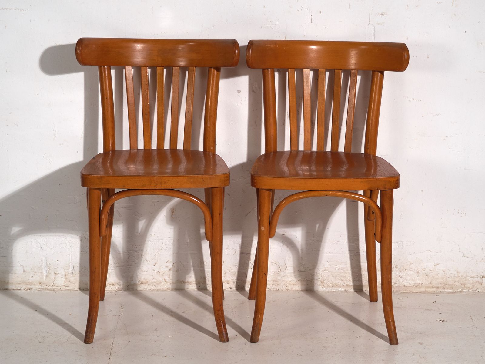 Chaises d'époque Ligna en bois courbé - Tchécoslovaquie, vers 1960 #6 photo vinterior