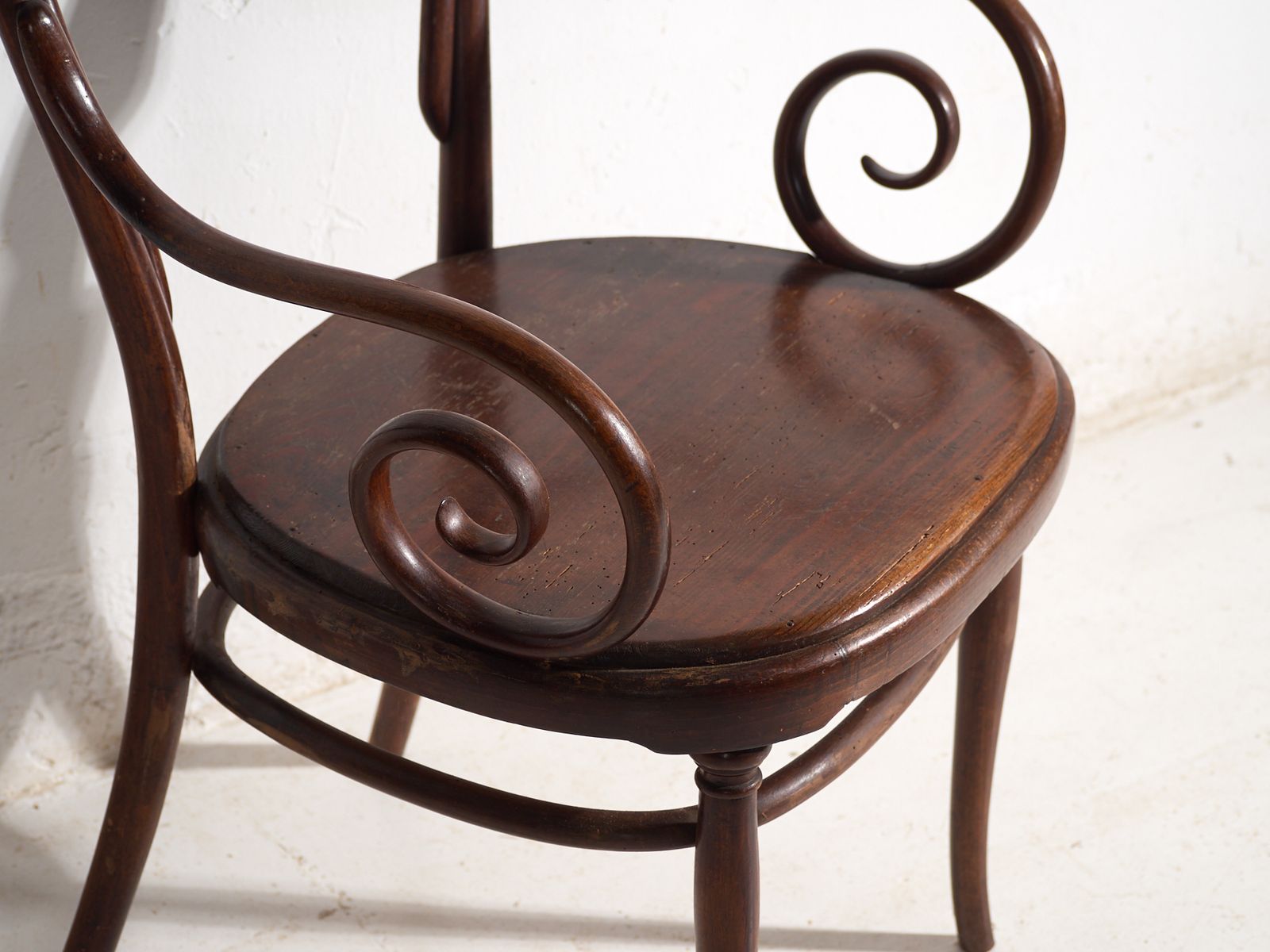 Fauteuil d'époque en bois courbé Thonet, Autriche, vers 1900 photo furniture