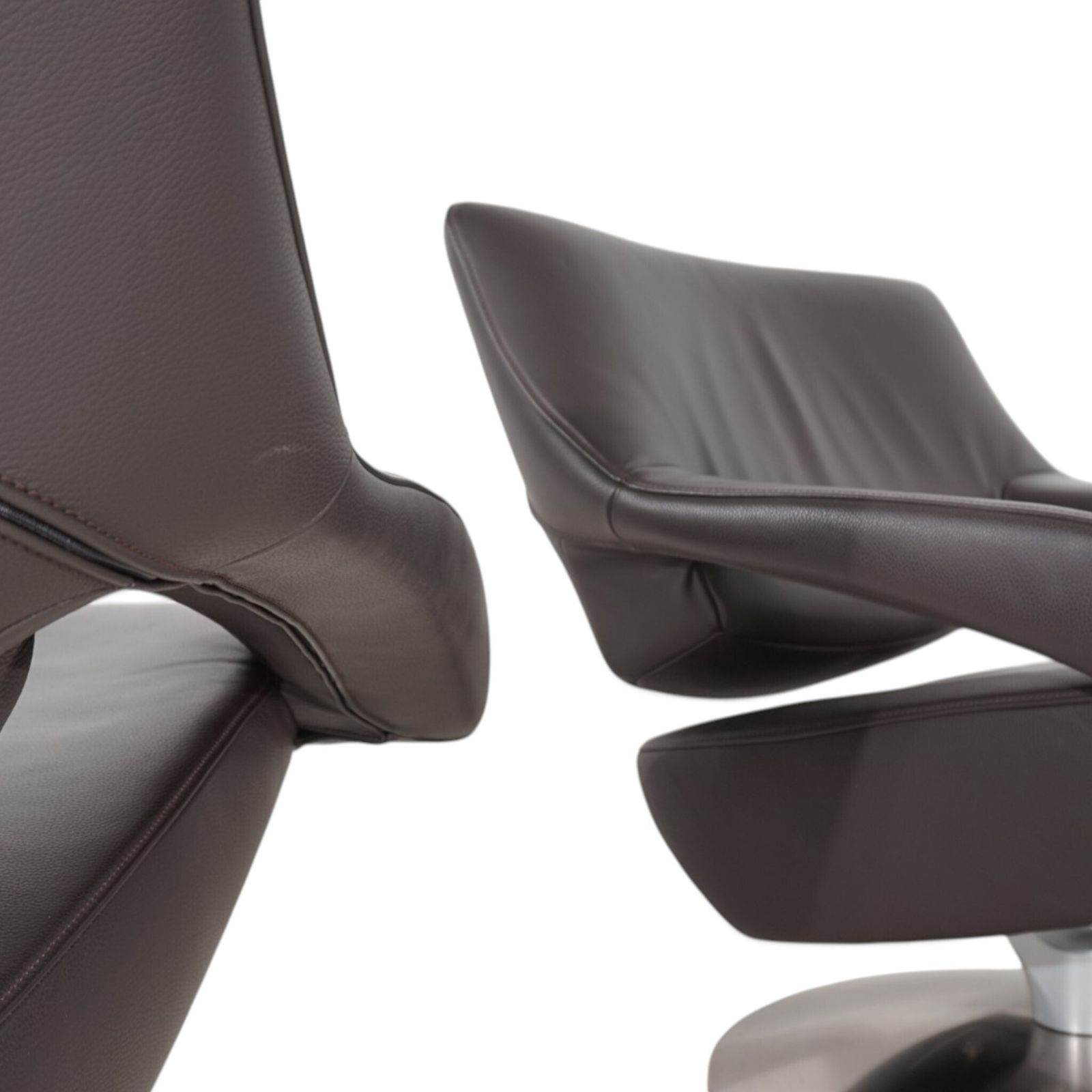De Sede DS-255 Avantgarde Lounge Chair in donkerbruin leer, 2000 photo vintage