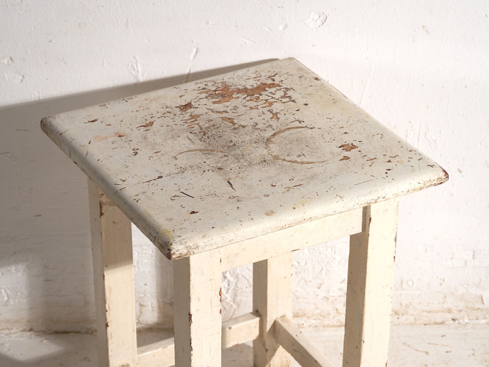 Tables de chevet d'époque en bois de pin, Europe centrale, vers 1940 #12 photo vinterior