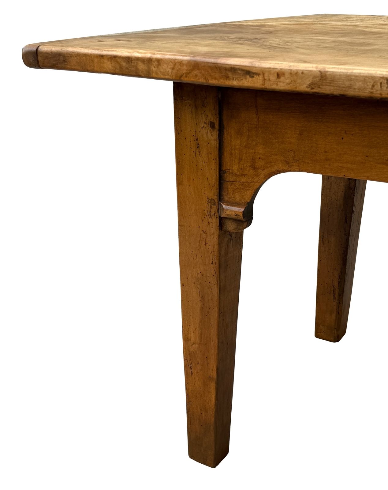 Grande table à manger de ferme en sycomore, de style provincial français, début du XIXe siècle (France, vers 1820) photo furniture