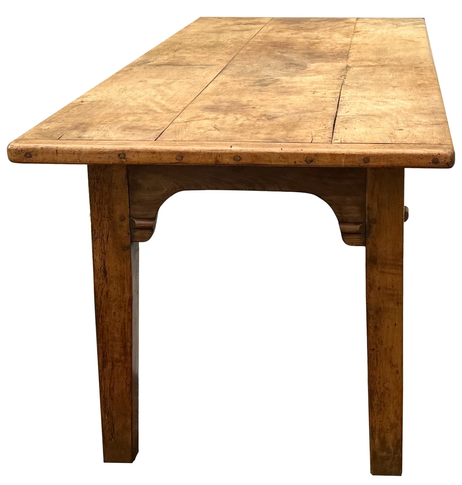 Grote Franse boereneettafel van sycomoor, begin 19e eeuw, French Provincial (Frankrijk, ca. 1820) photo for sale
