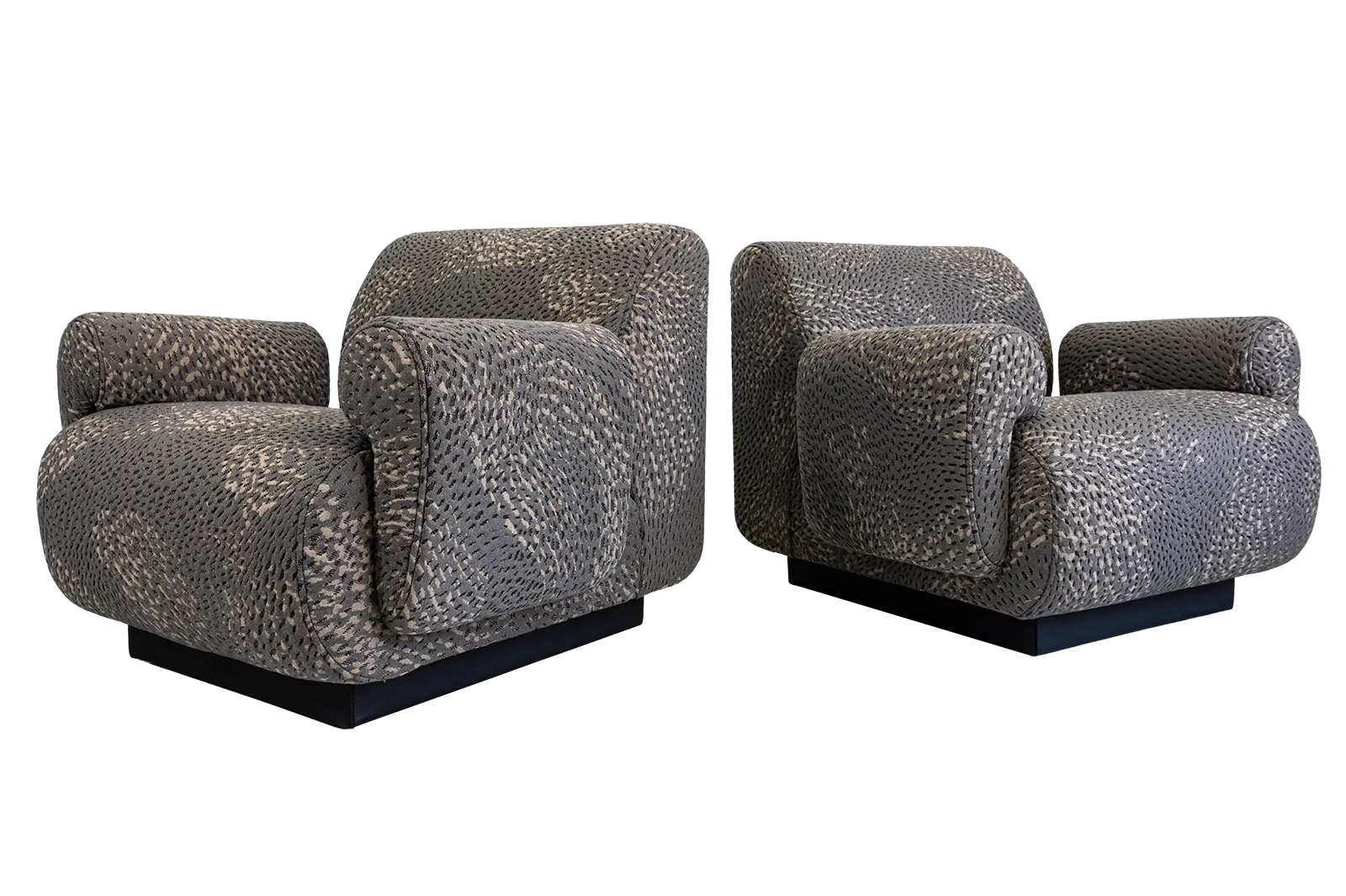 Lounge Chairs van Eberhard Geißler, Oelsa, Duitsland, jaren 1970