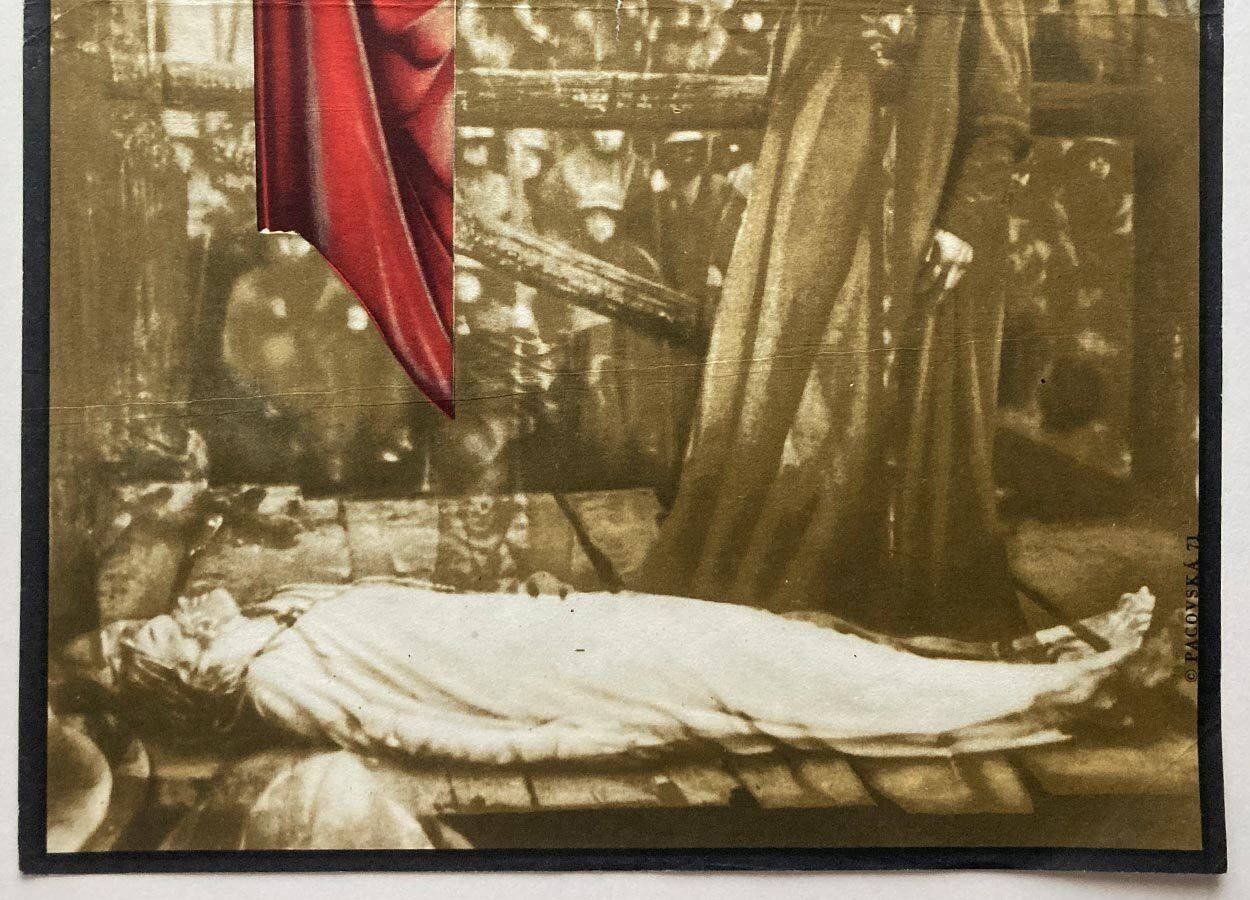 Originele filmaffiche, King Lear, Květa Pacovská, 1971, Vintage Tsjechisch ontwerp photo Kunst