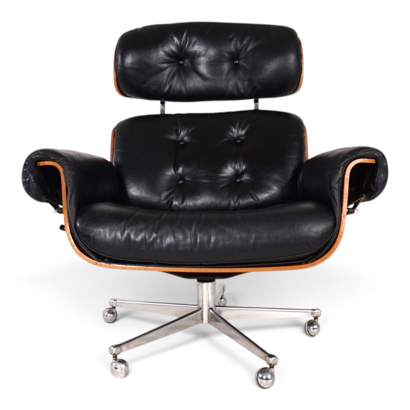 Martin Stoll Leather Lounge Chair For Stoll Giroflex, 1960 photo 1290.0