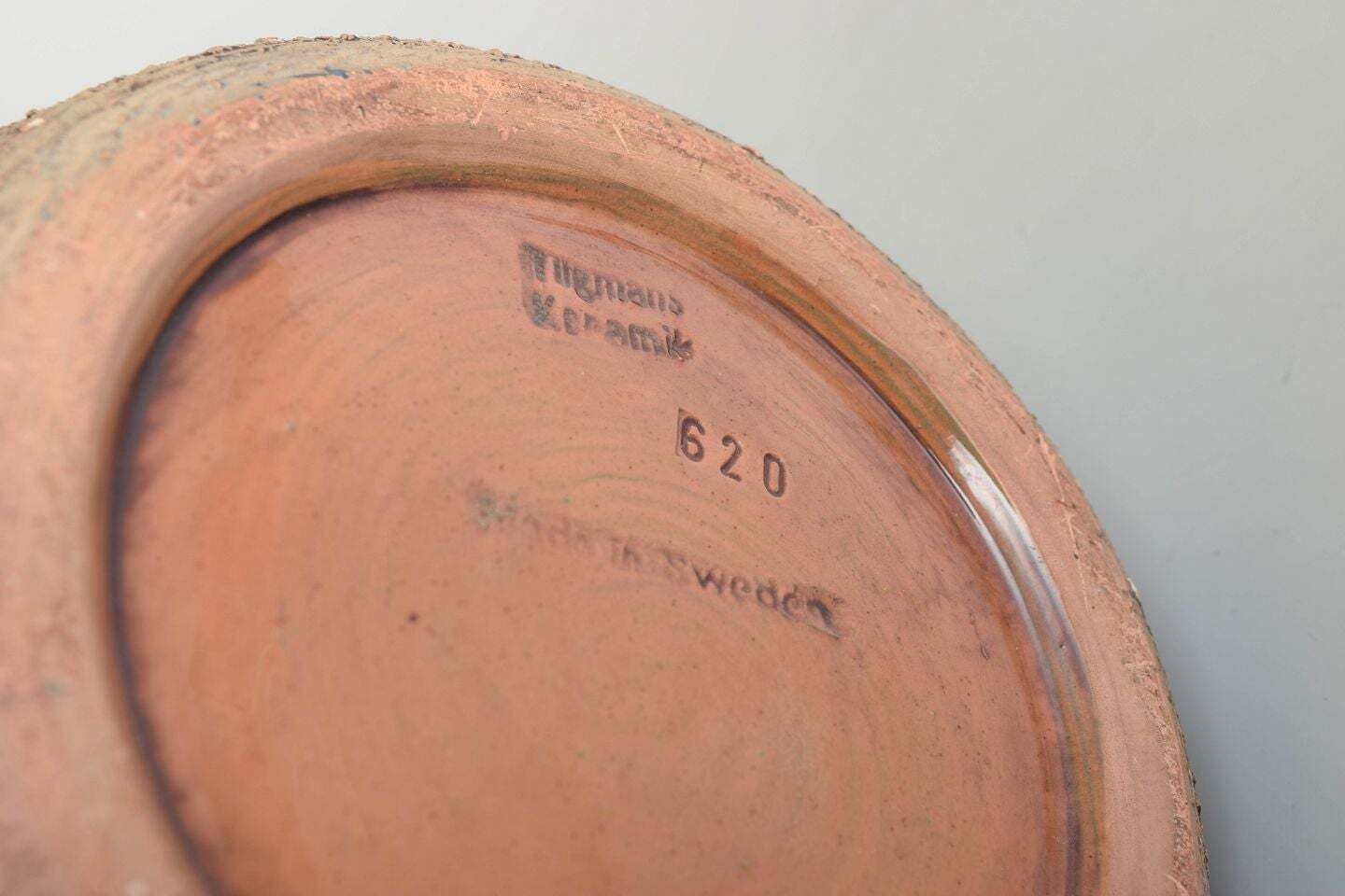 Grand vase de sol Antoni M. Zawadzki pour Tilgmans Keramik, motif oiseau. photo 1121.0
