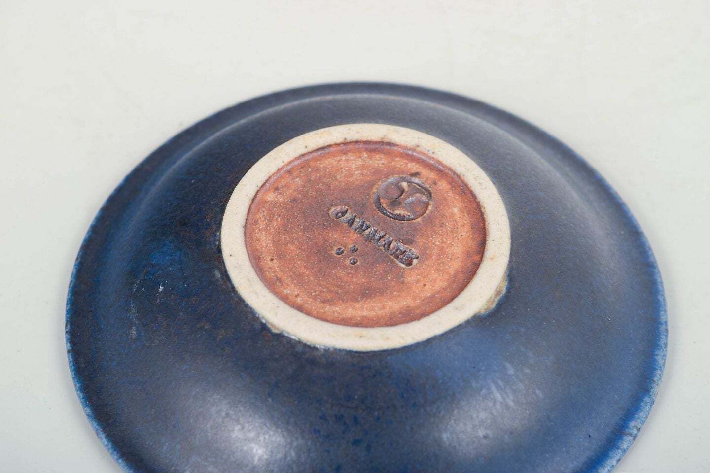 Saxbo, Denmark. Small Stoneware Dish In Deep Blue Glaze. Mid 20th C. photo Home Decor