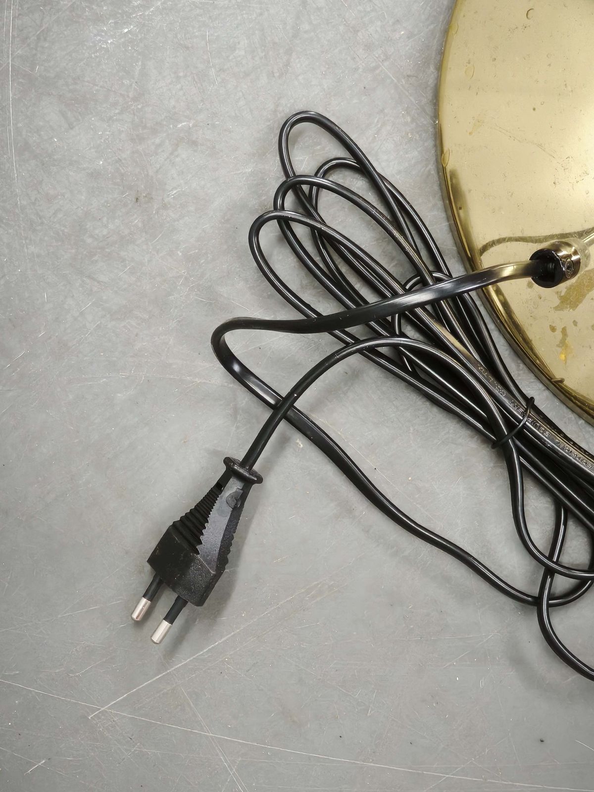 1970s Kamenicky Senov Bubble Glass And Brass Floor Lamp photo 684.0