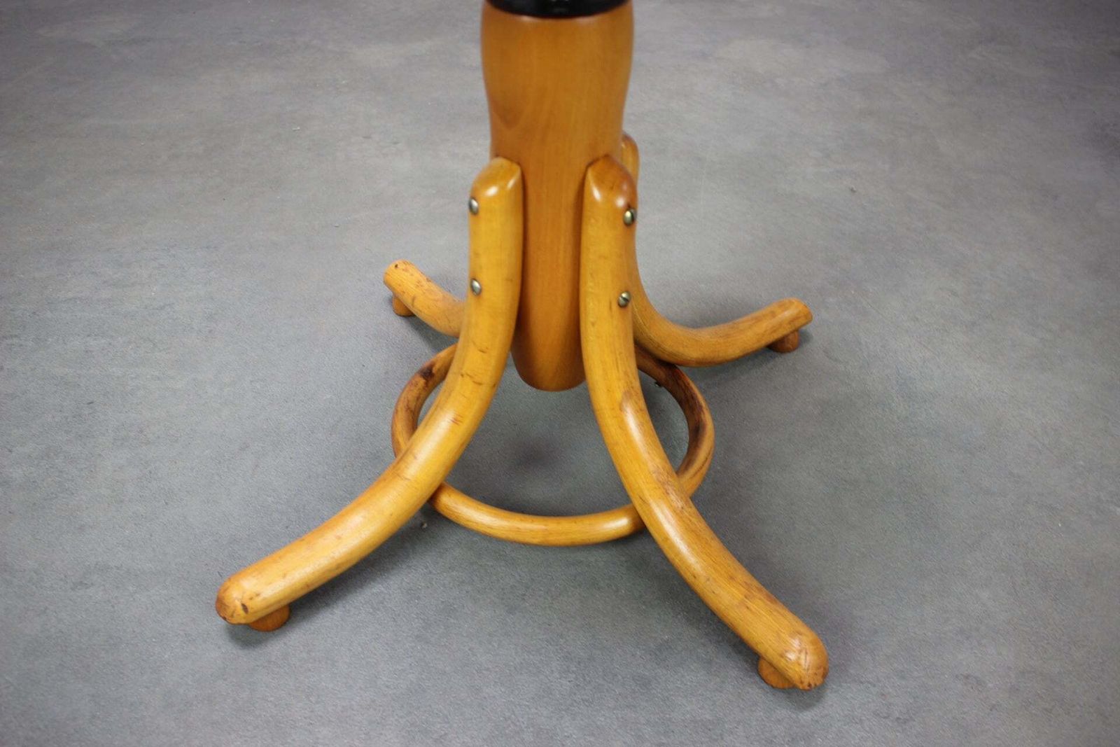 Vintage Adjustable Piano Stool By Tatra Nábytek, Czechoslovakia, Circa 1960 photo for sale