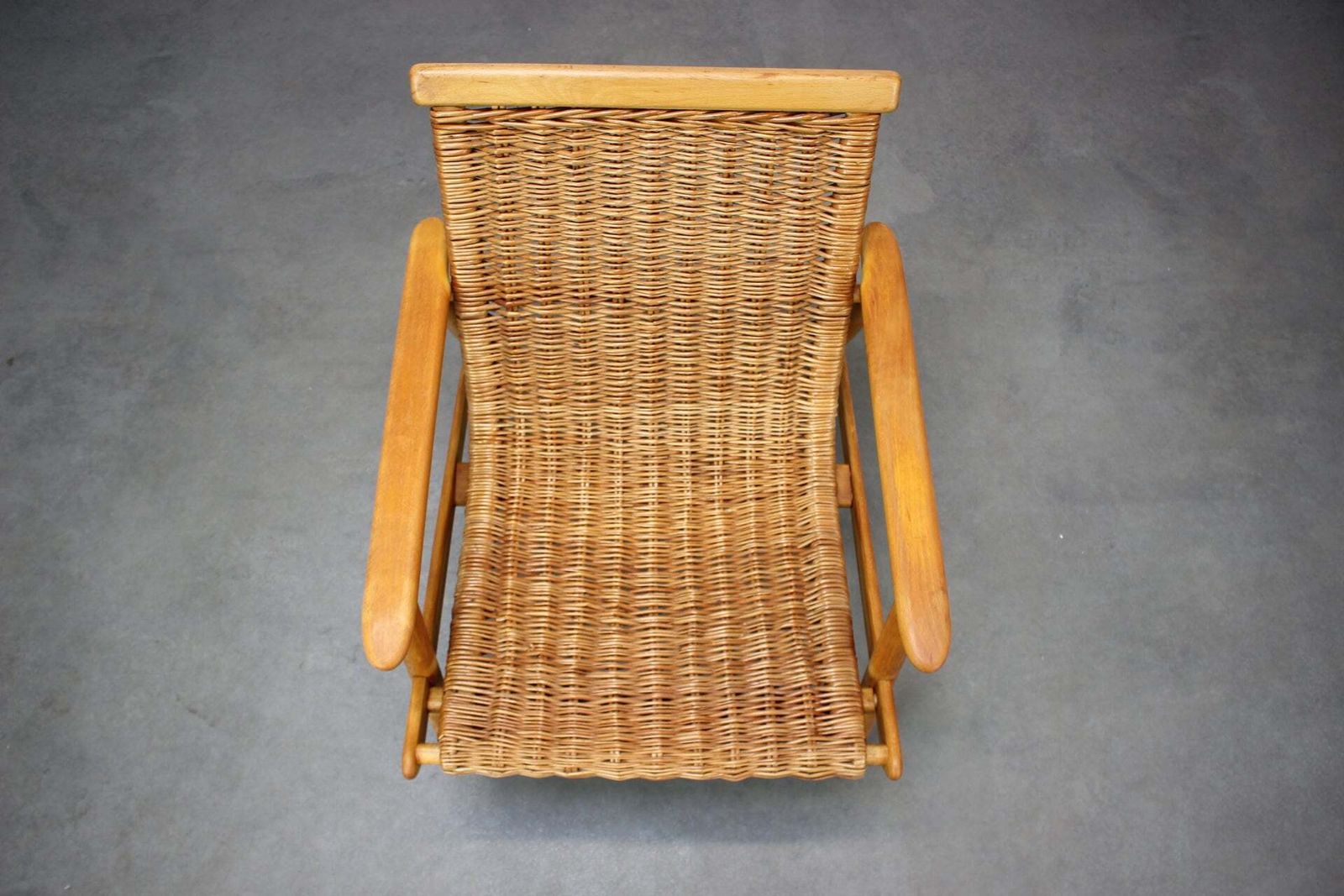 Vintage Uluv Rattan Armchair, Czechoslovakia, 1960s photo Furniture