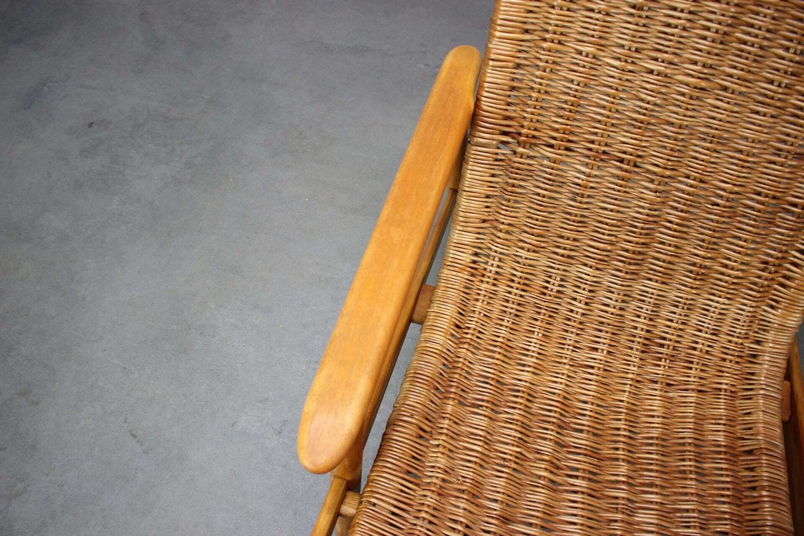 Vintage Uluv Rattan Armchair, Czechoslovakia, 1960s photo vinterior
