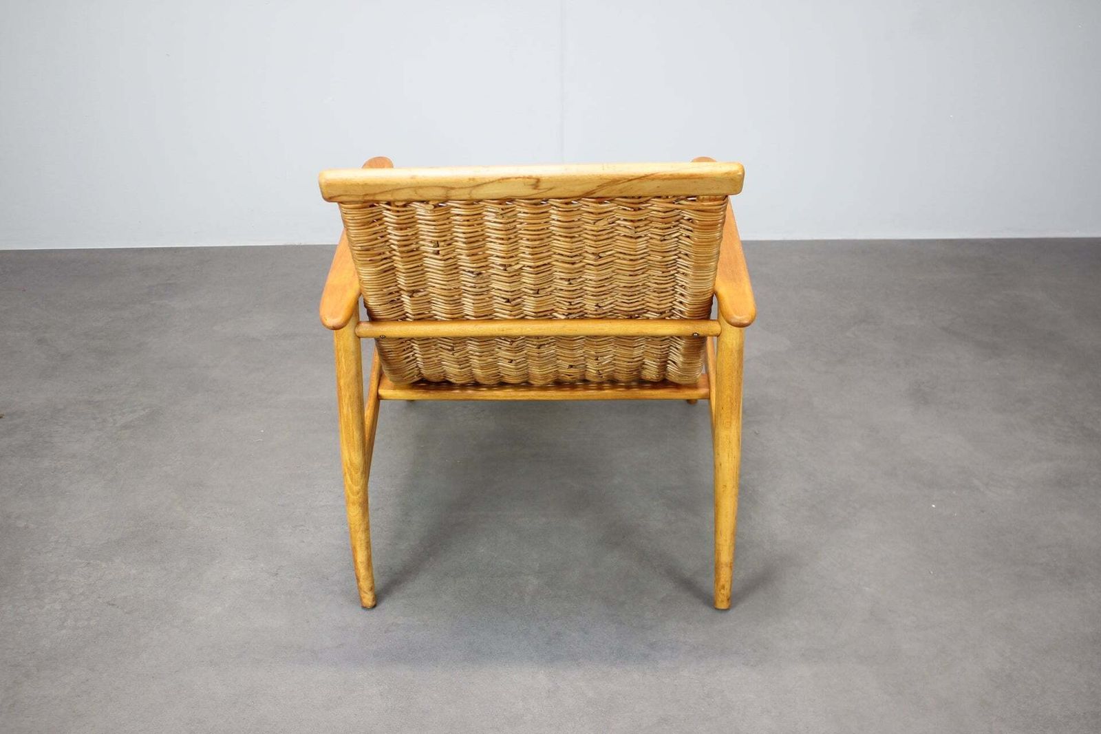 photo for sale Fauteuil vintage en rotin ULUV, Tchécoslovaquie, années 1960
