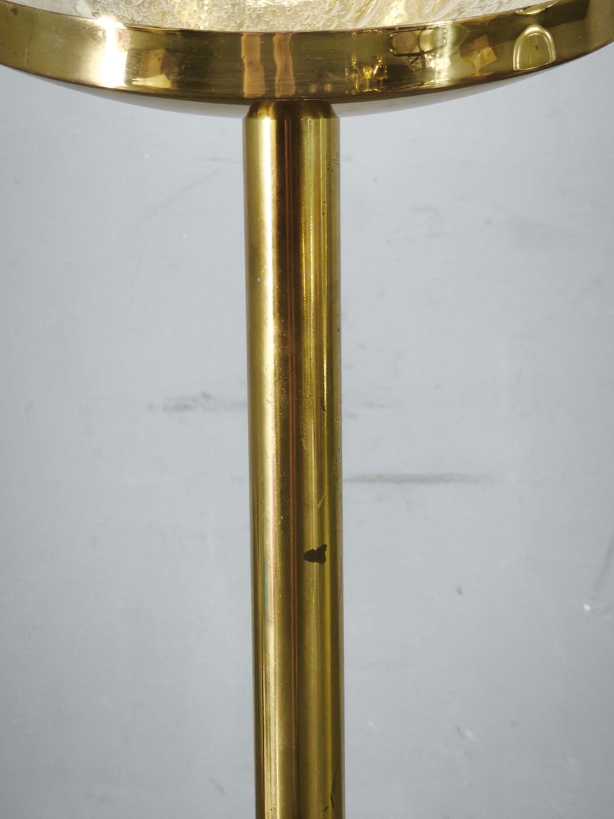 Space Age Bollenlamp van Glas en Messing, Tsjecho-Slowakije, jaren 1970 photo buy