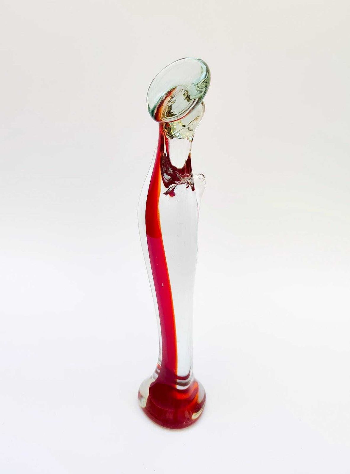 Figurine Madonna en verre de Murano vintage, sculpture dans le style de Seguso photo buy