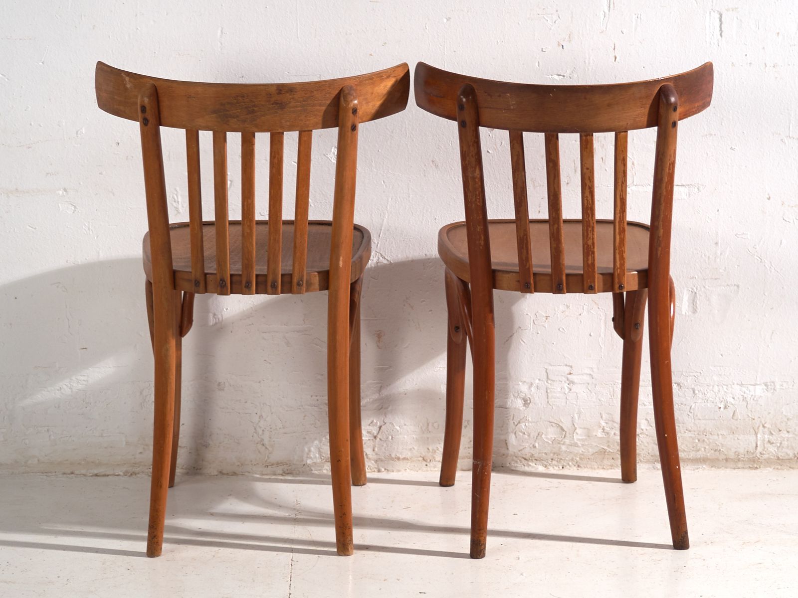 Chaises d'époque de style Thonet en bois courbé - Europe centrale, vers 1930 #4 photo vintage