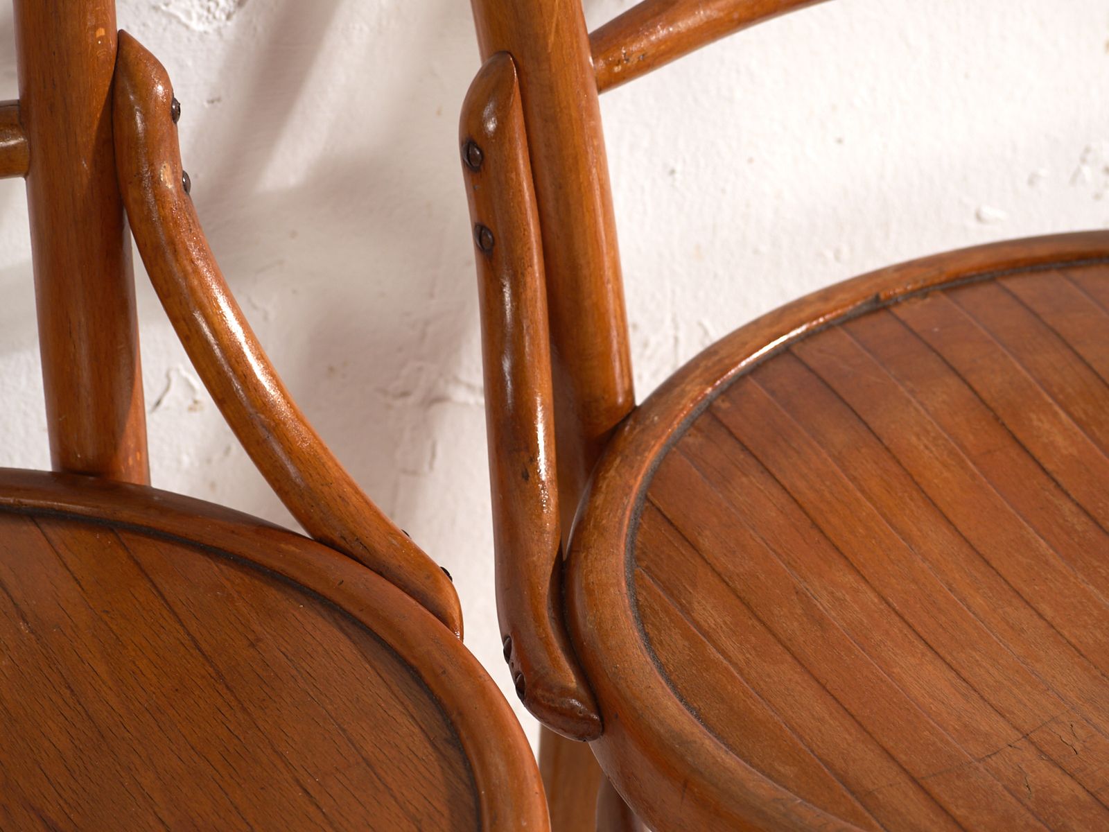 Antique Chairs In Thonet Style Bentwood – Hungary, Circa 1960 #8 photo vintage