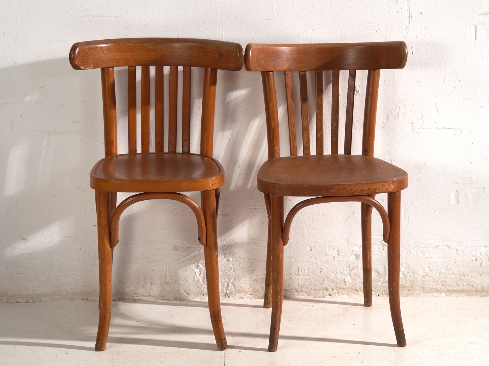 Fauteuils d'époque en bois courbé TON - Tchécoslovaquie, vers 1960 #3 photo vintage