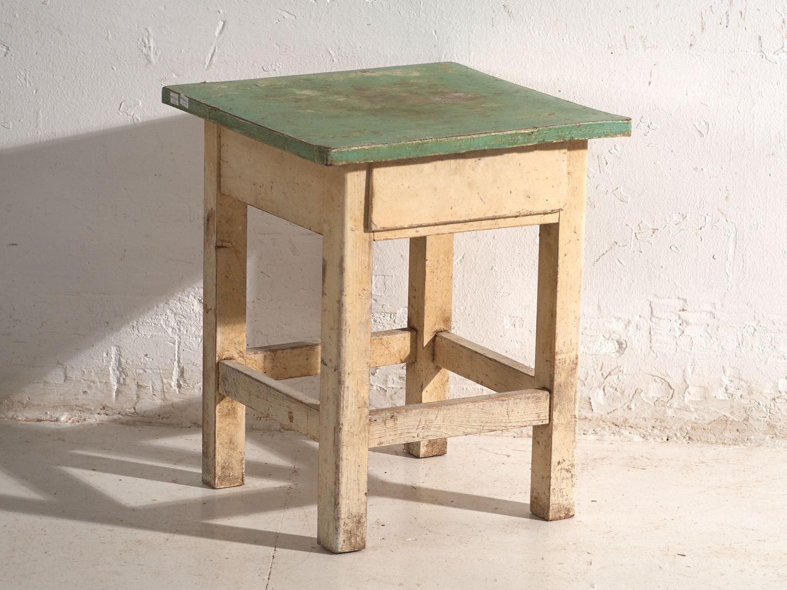 Furniture Antique Bedside Tables In Pine Wood – Central Europe, Circa 1940 #9 photo
