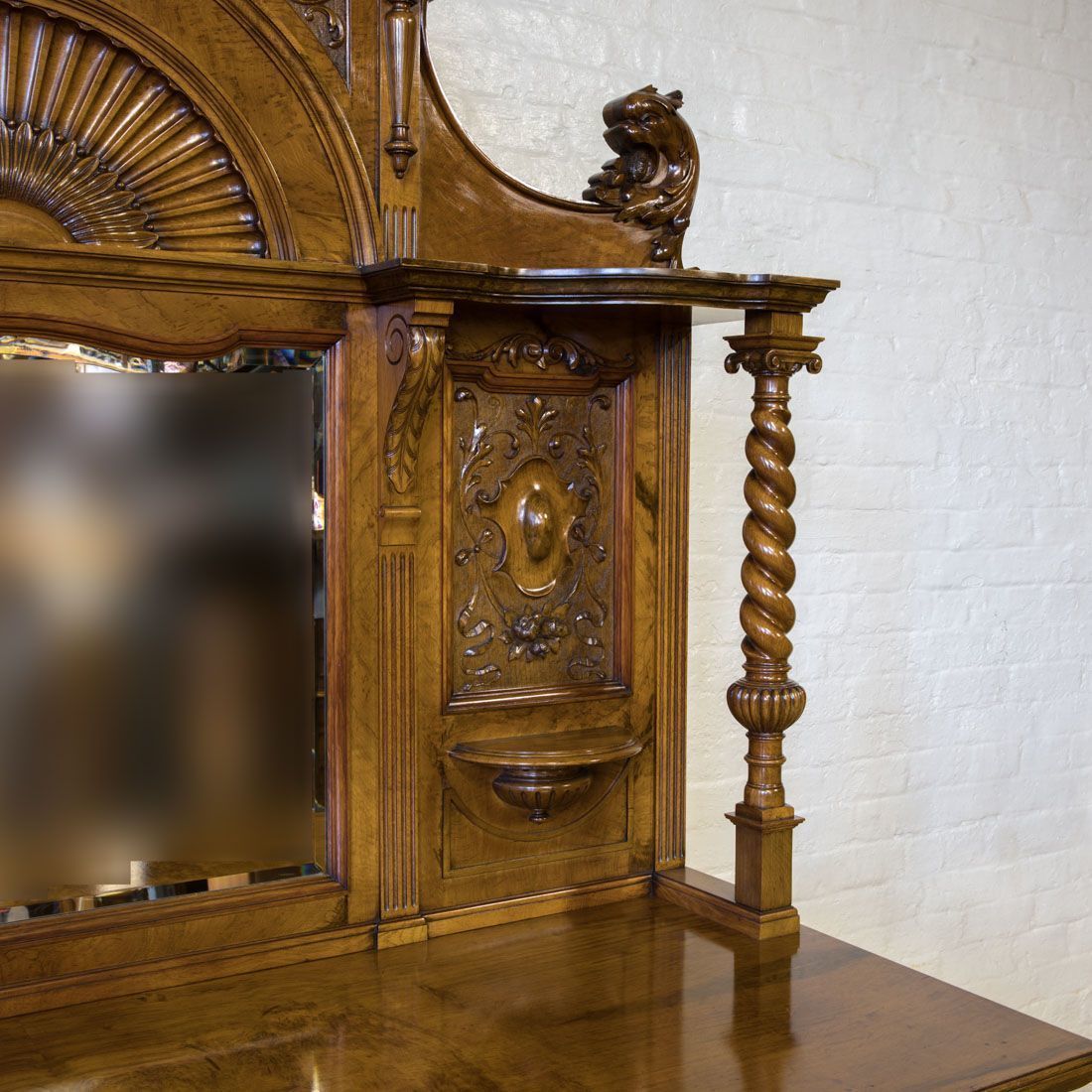 Victorian Pollard Oak Sideboard photo buy