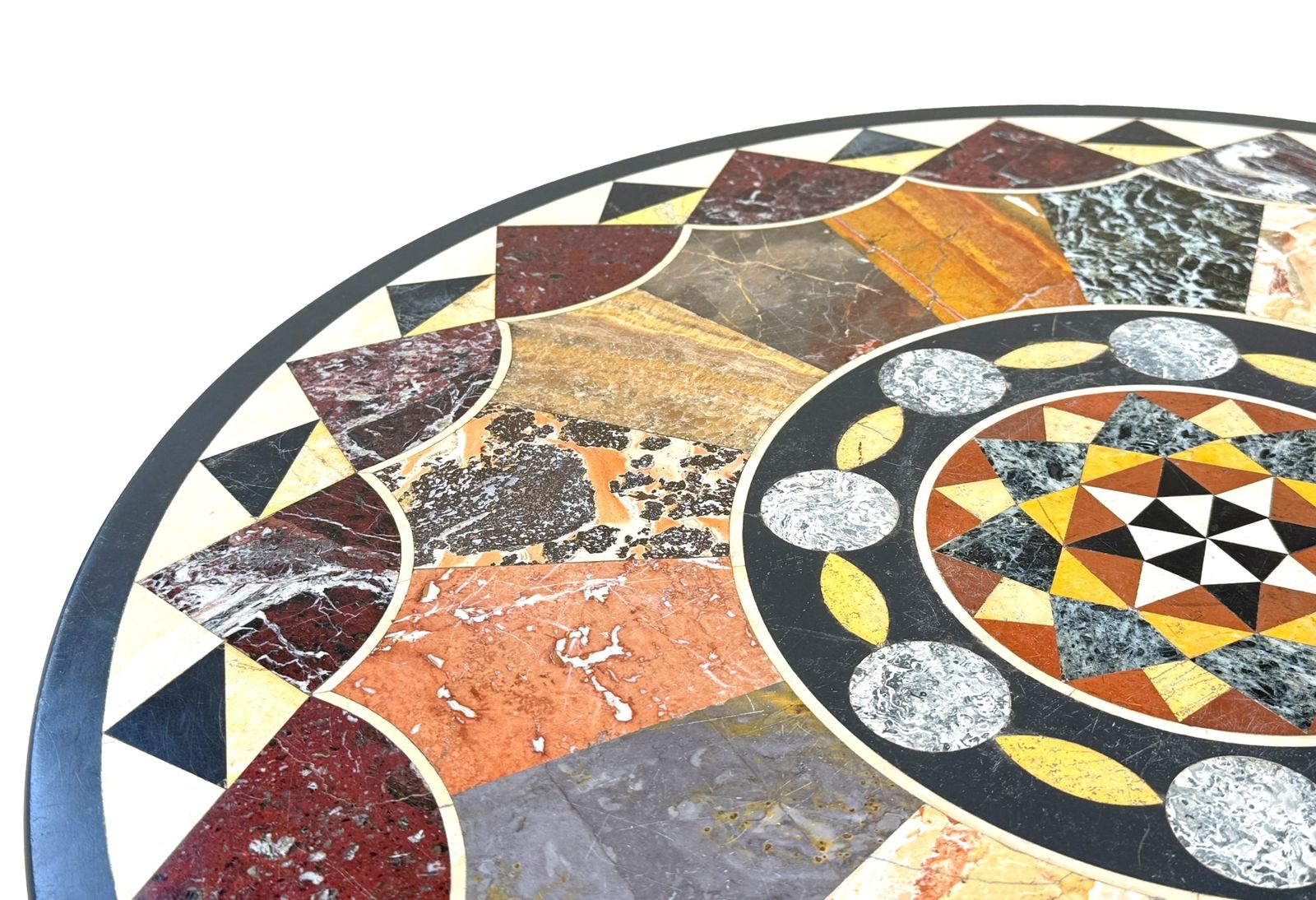 Late 19th Century Circular Specimen Marble Occasional Table By James Shoolbred (England, Circa 1890) photo buy