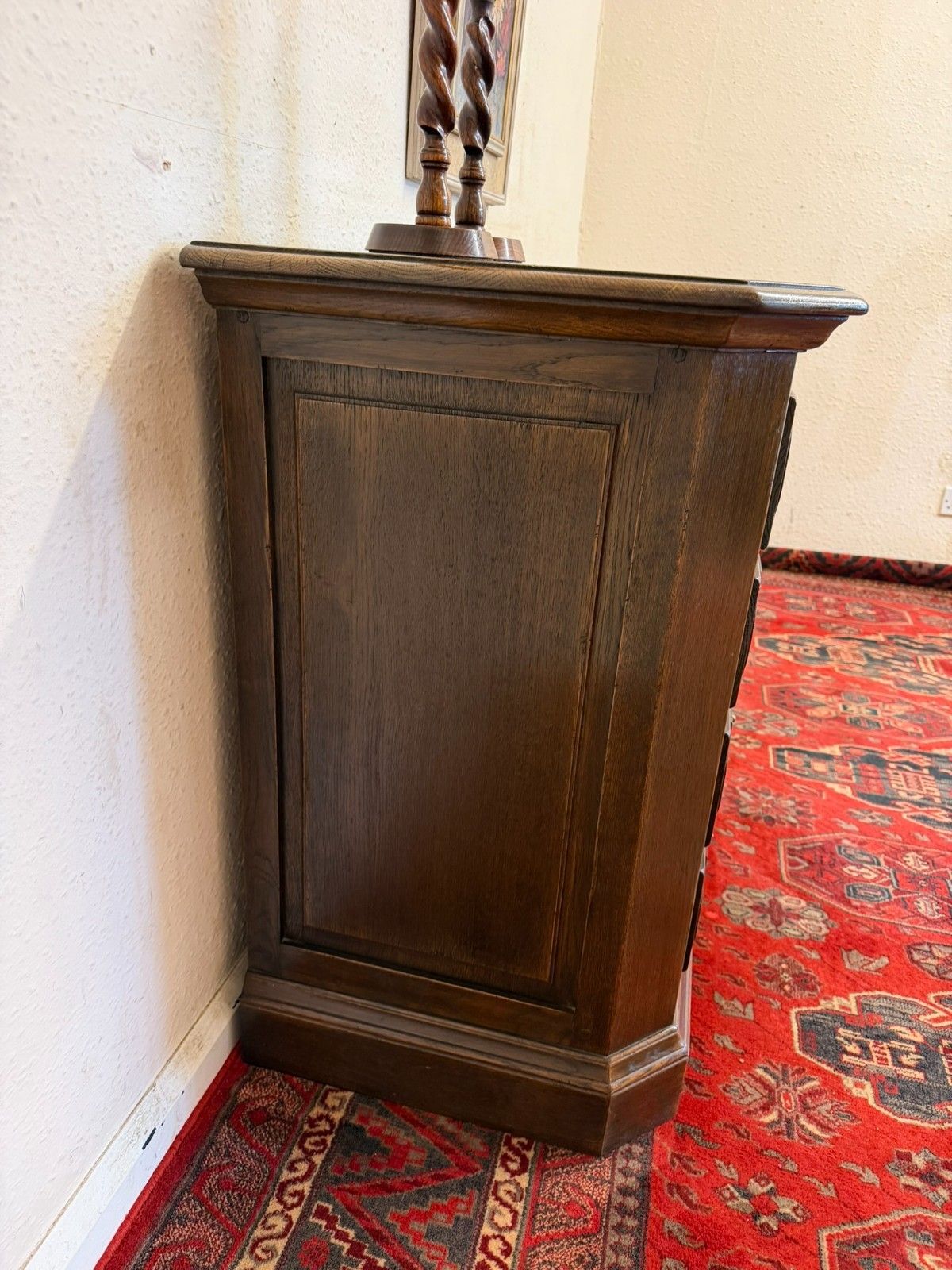 photo for sale Outstanding Quality Oak Chest Of Four Drawers