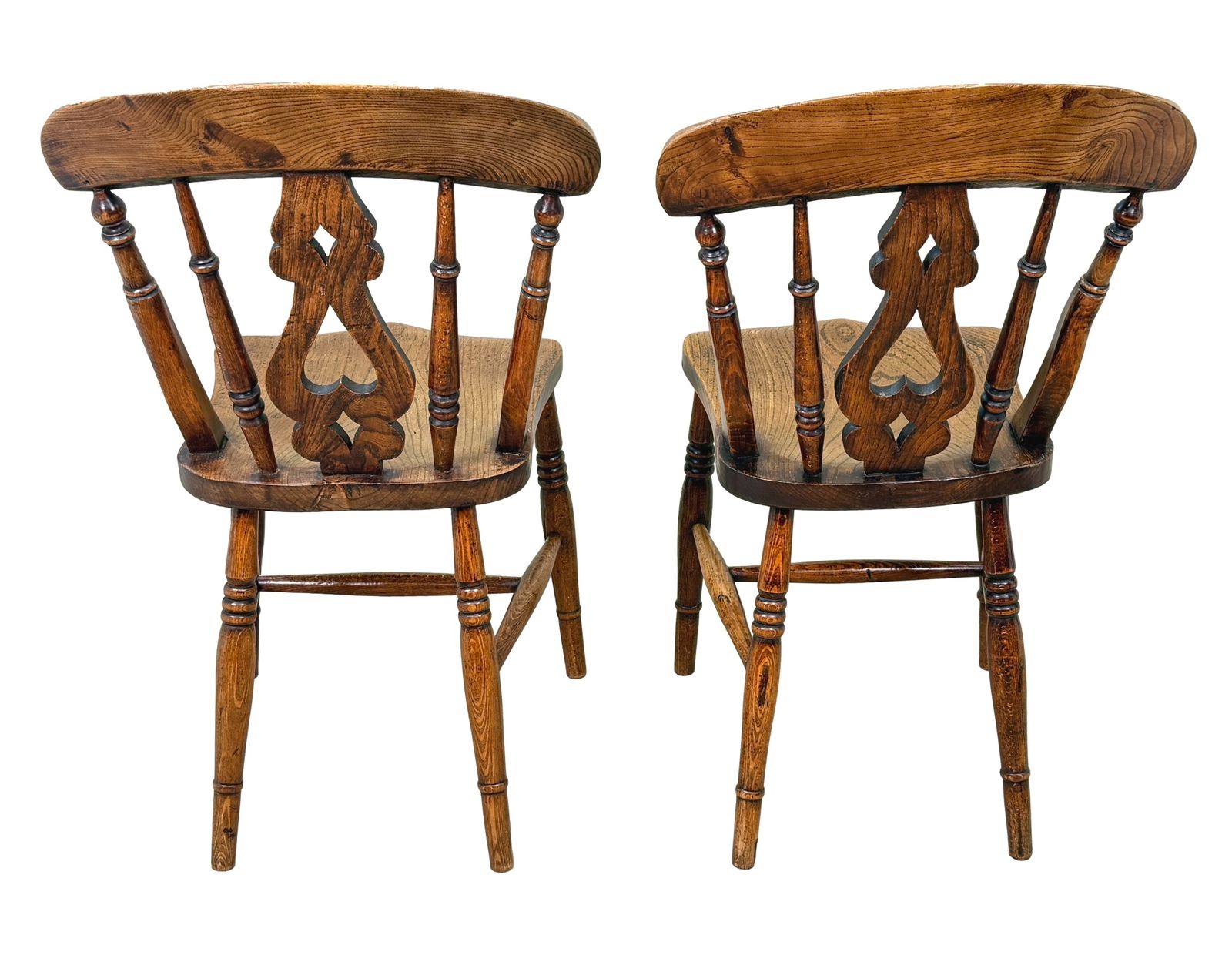 Set van 6 Windsor eetkamerstoelen, boerderij/keuken, midden 19e eeuw (Engeland, ca. 1860) photo buy