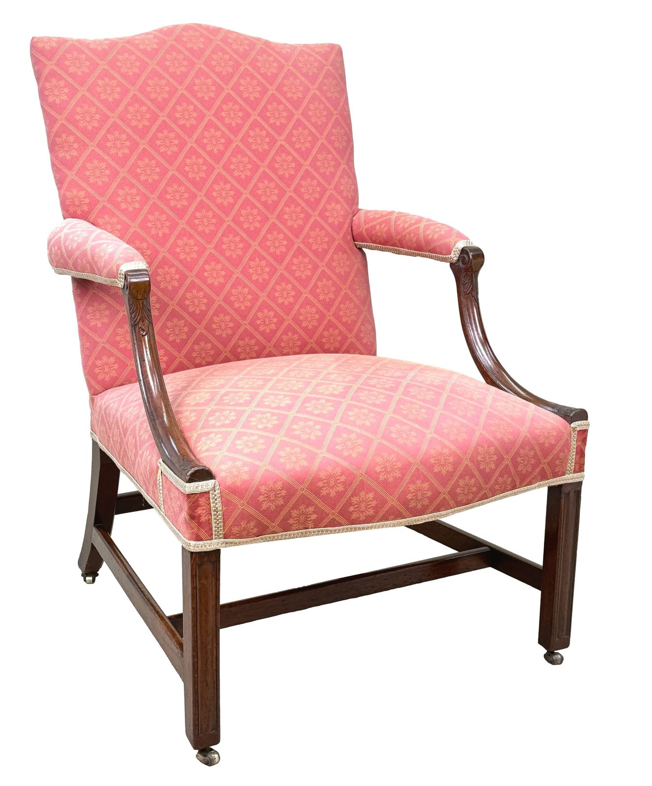 Georgische mahonie Gainsborough library fauteuil, 18e eeuw (Engeland, ca. 1760) photo buy