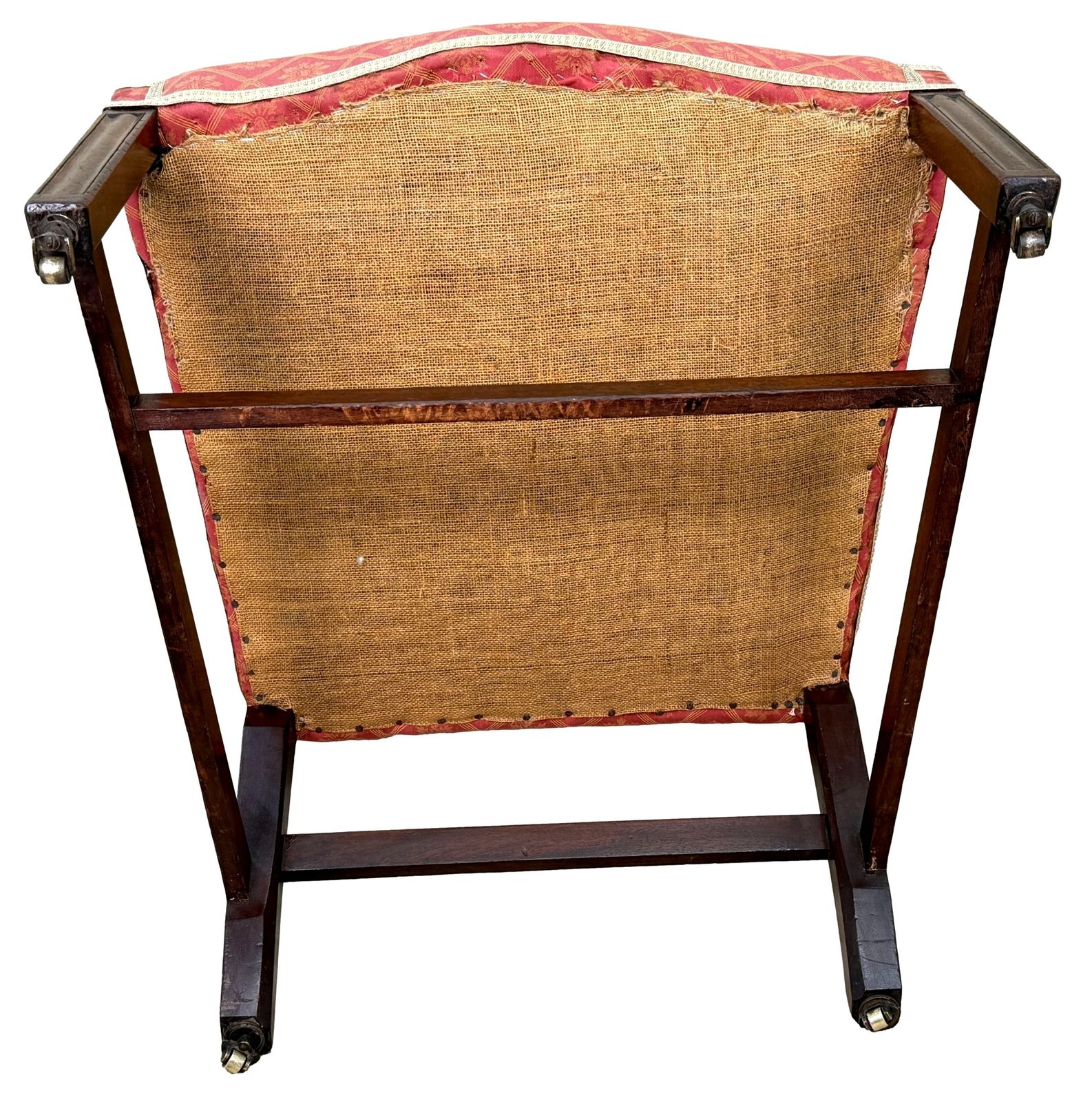 4650.0 Georgian Mahogany 18th Century Gainsborough Library Armchair (England, Circa 1760) photo