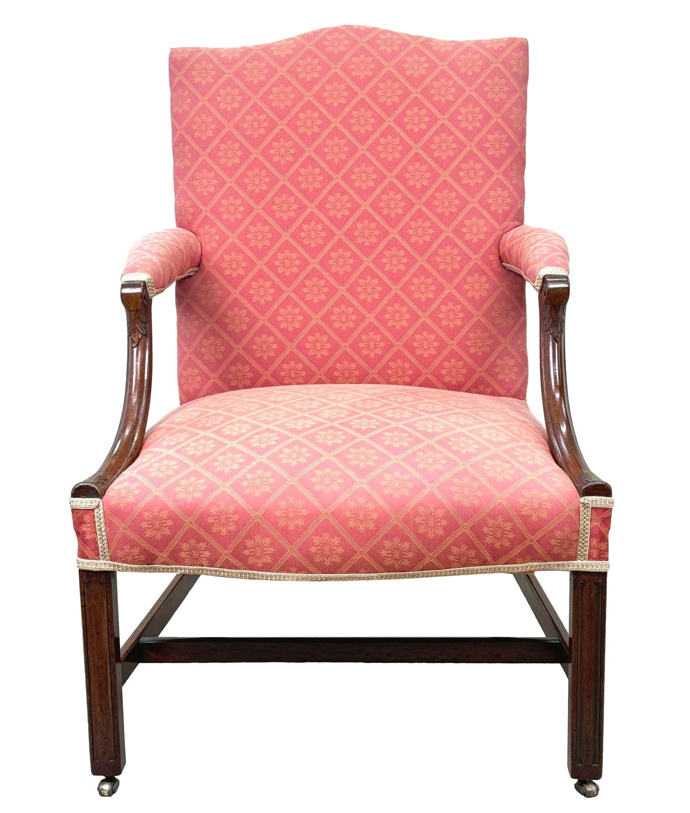photo vinterior Georgische mahonie Gainsborough library fauteuil, 18e eeuw (Engeland, ca. 1760)