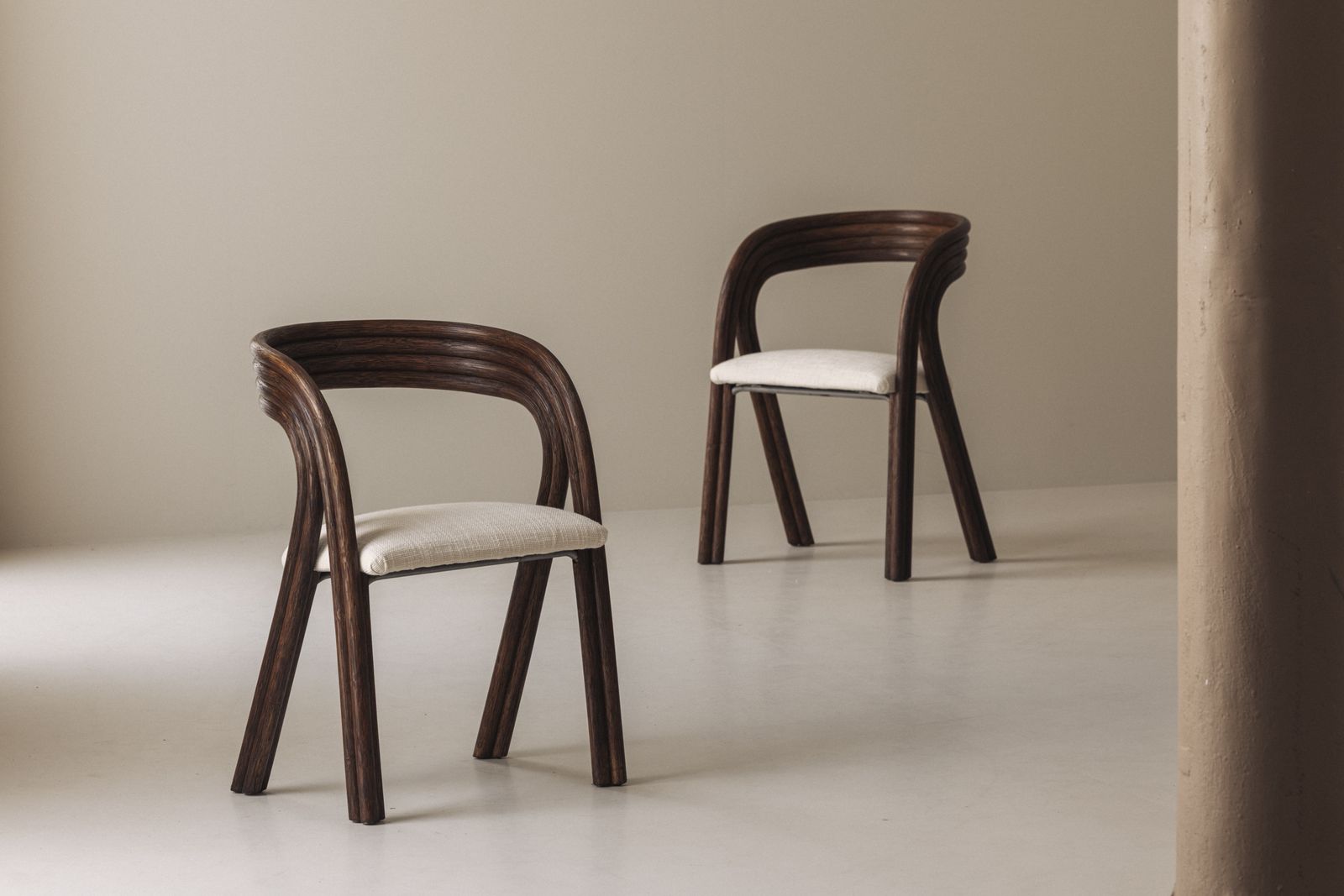 Sculptural Set Eetkamerstoelen van Axel Enthoven voor Rohé, jaren 1980 photo 5600.0