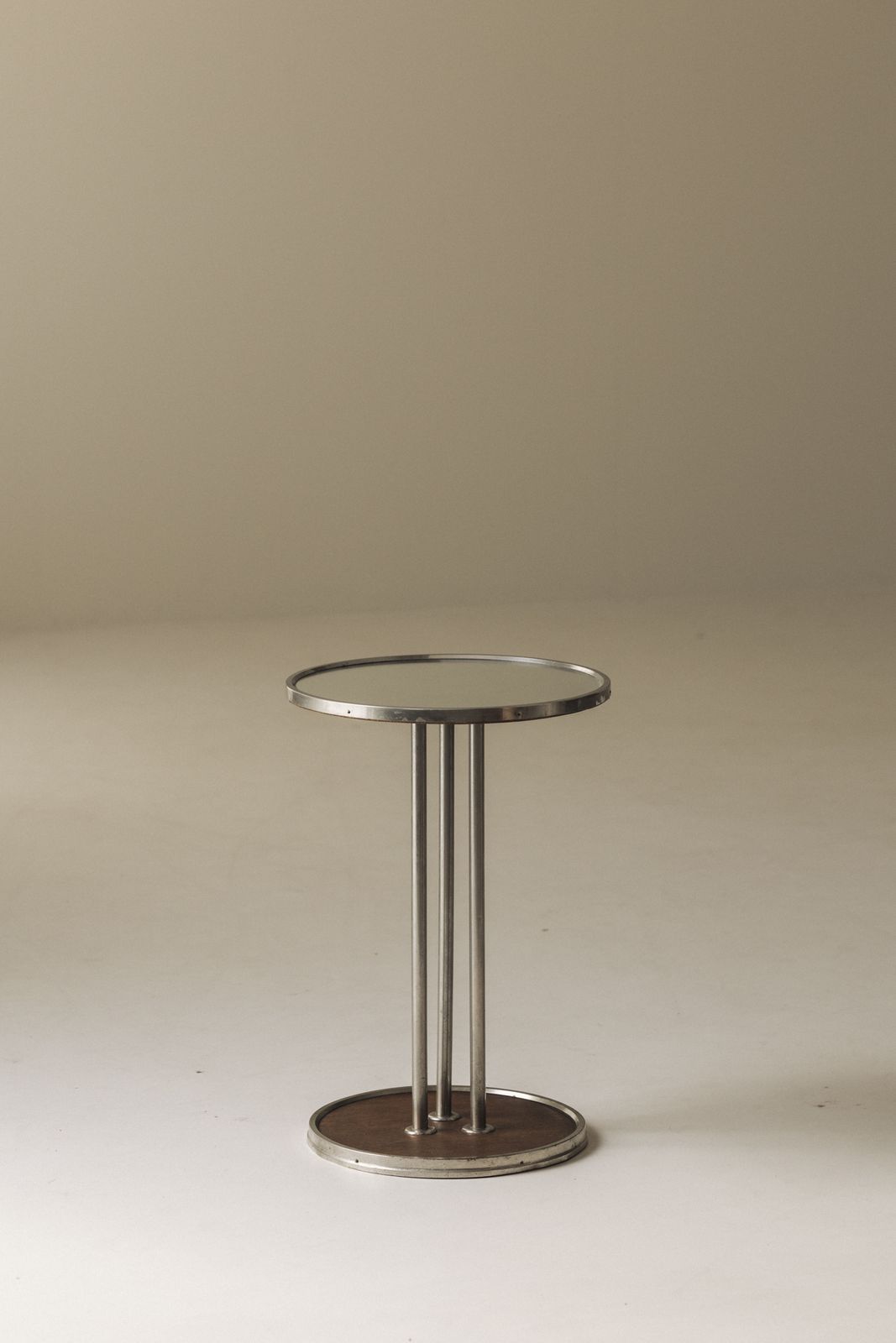 French Art Deco Mirrored Side Table, 1930s photo furniture