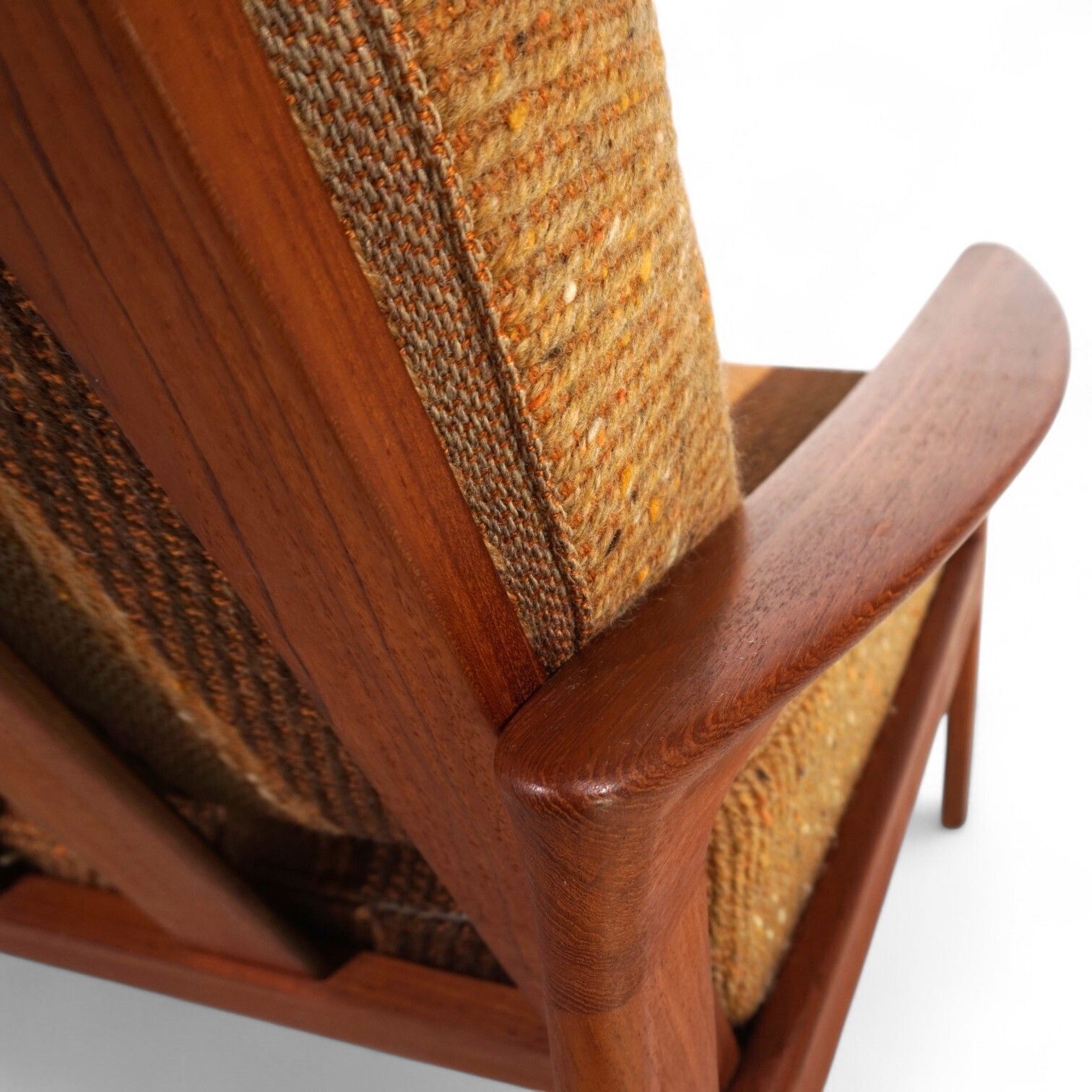 795.0 Arne Wahl Iversen Teak Lounge Chair For Komfort, 1960 photo