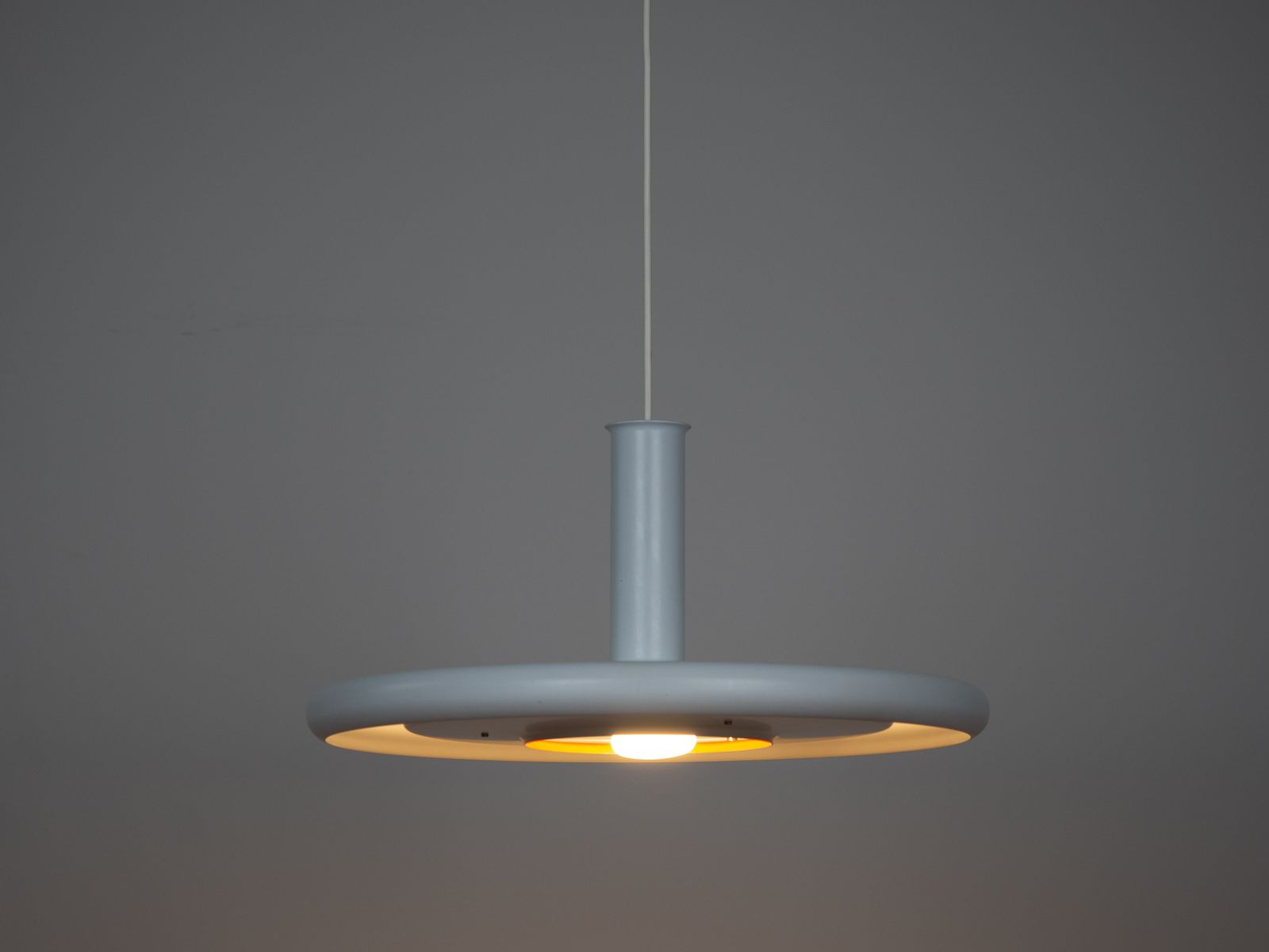 Deense vintage Optima hanglamp van Hans Due, Fog Og Morup, jaren 1970 photo 599.0