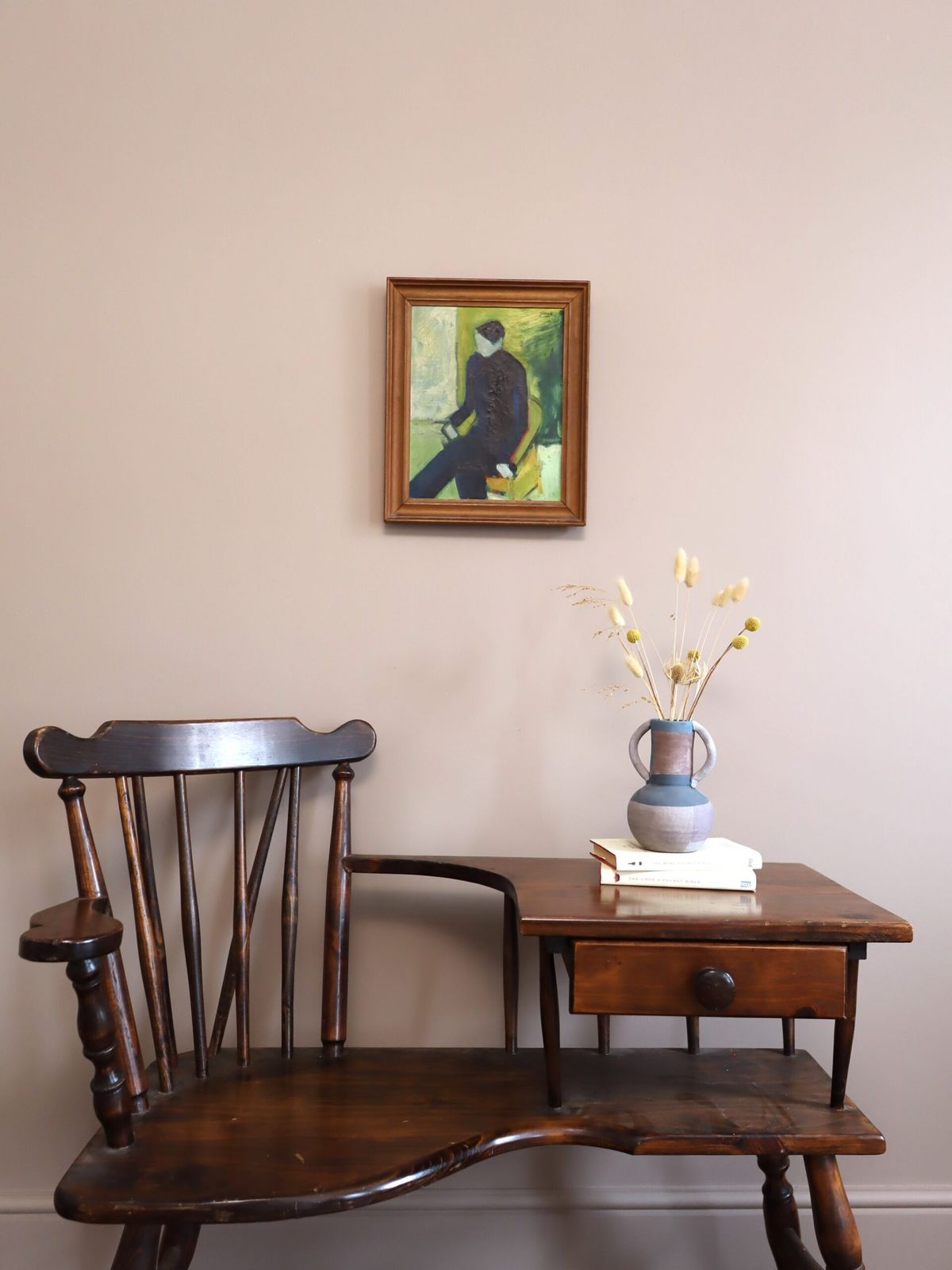 A Moment Alone In Oil Onto Canvas photo furniture