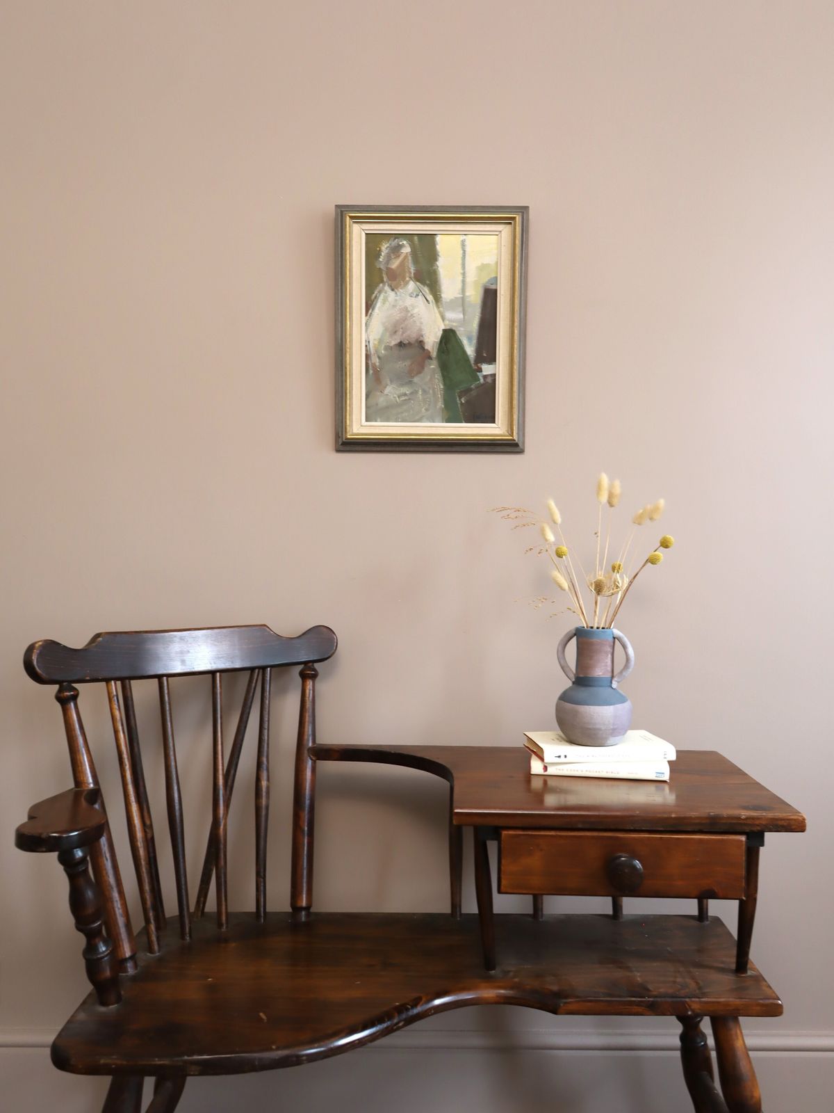 The Window Seat, In Oil Onto Canvas 1960s photo furniture