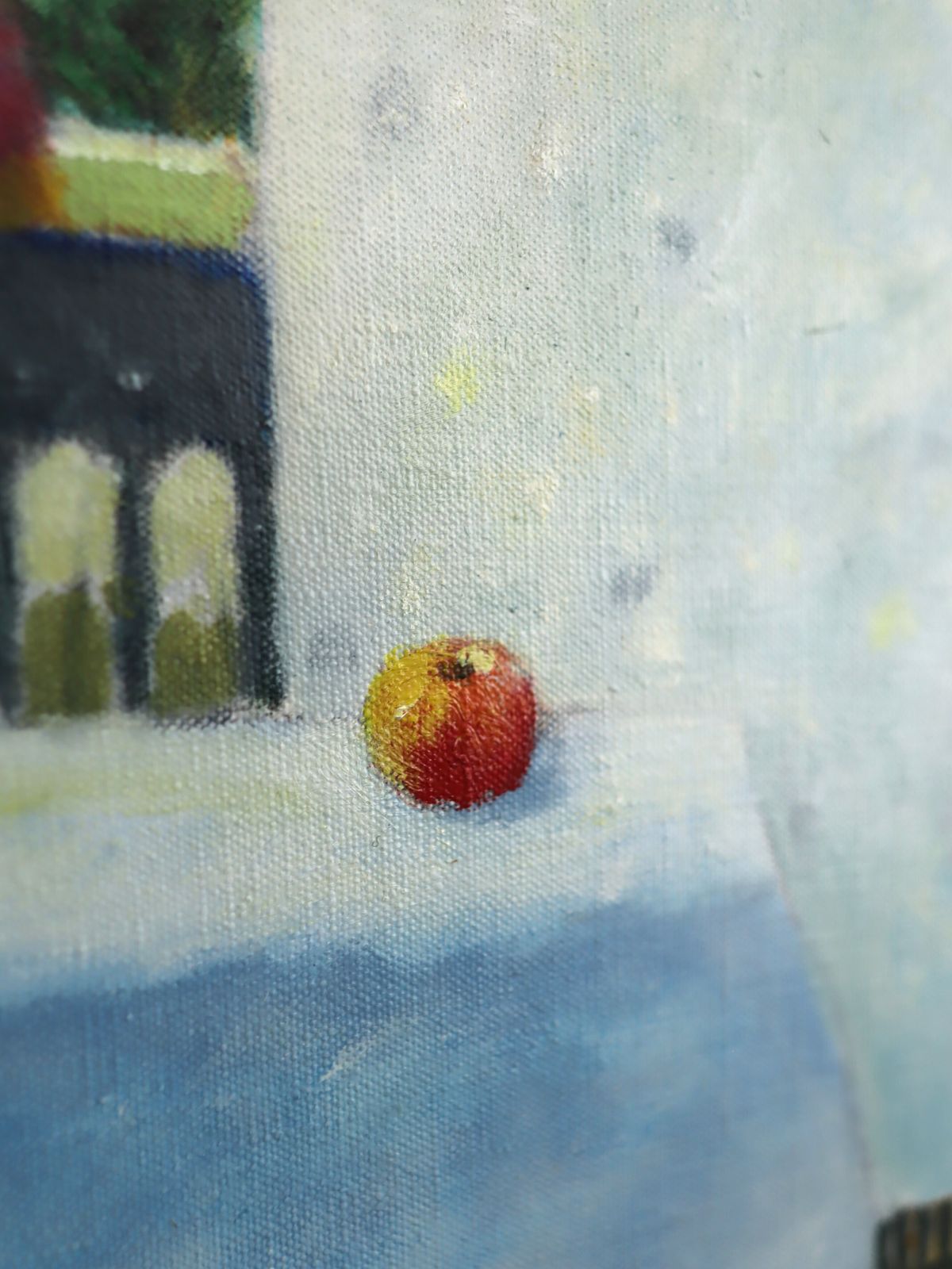 Room With A View, In Oil Onto Canvas Mid 20th Century photo buy