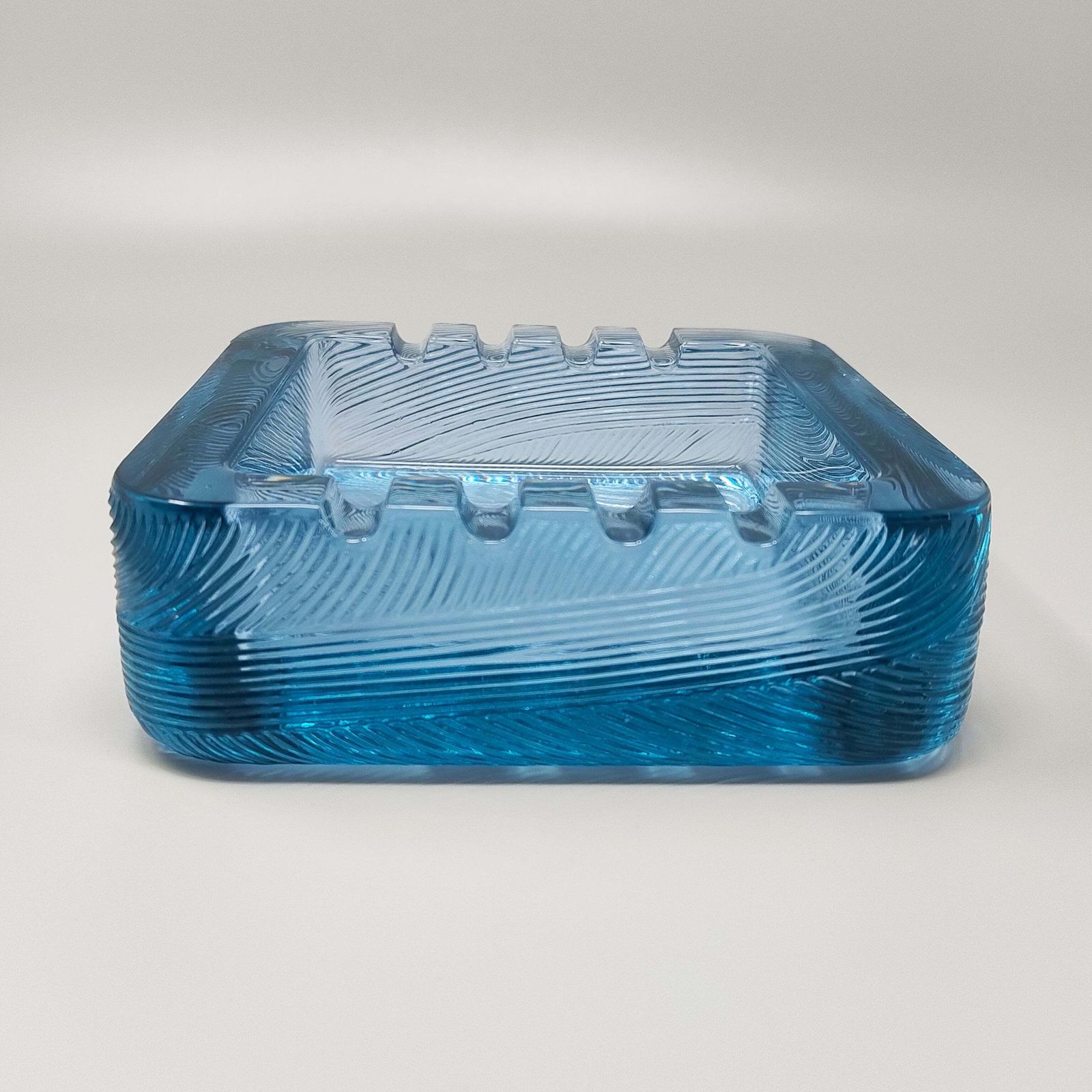 1970s Blue Ashtray By Sergio Asti For Arnolfo Di Cambio. Made In Italy photo 285.0