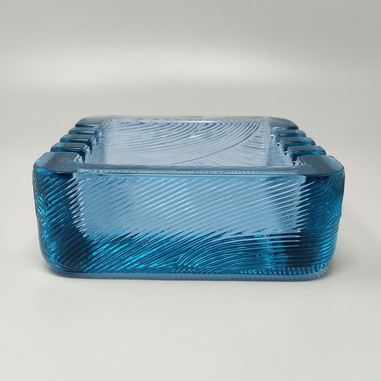 1970s Blue Ashtray By Sergio Asti For Arnolfo Di Cambio. Made In Italy photo buy