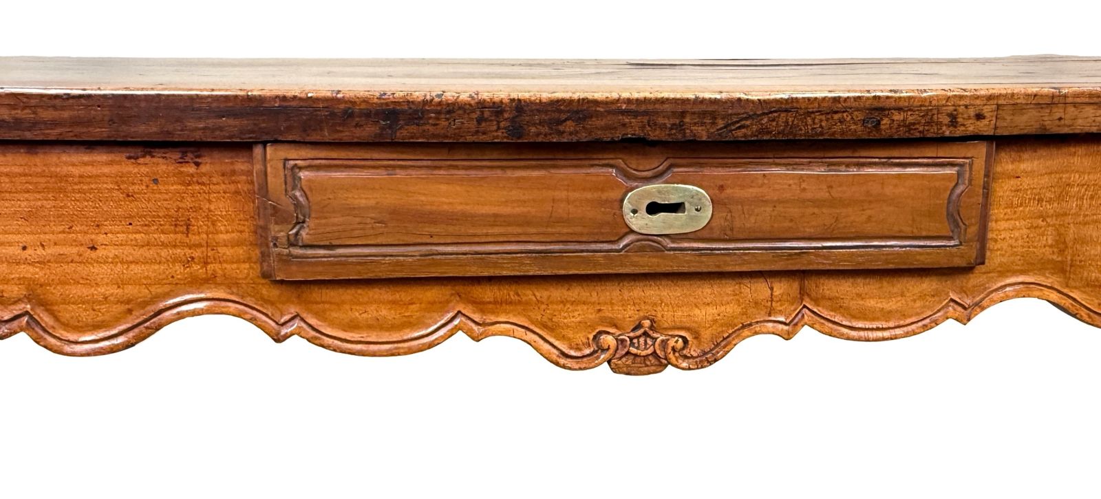 photo furniture French Provincial Louis XVI Cherry Wood Side Table, Late 18th Century (France, Circa 1780)