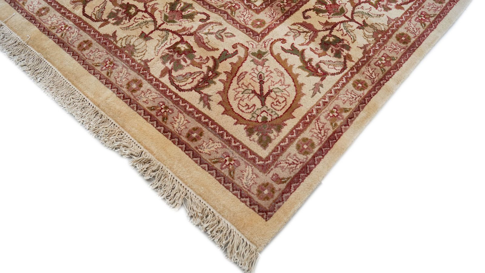 Vintage Indiaas Jaipur tapijt, 567 × 359 cm, ca. jaren 1990 photo 7080.0